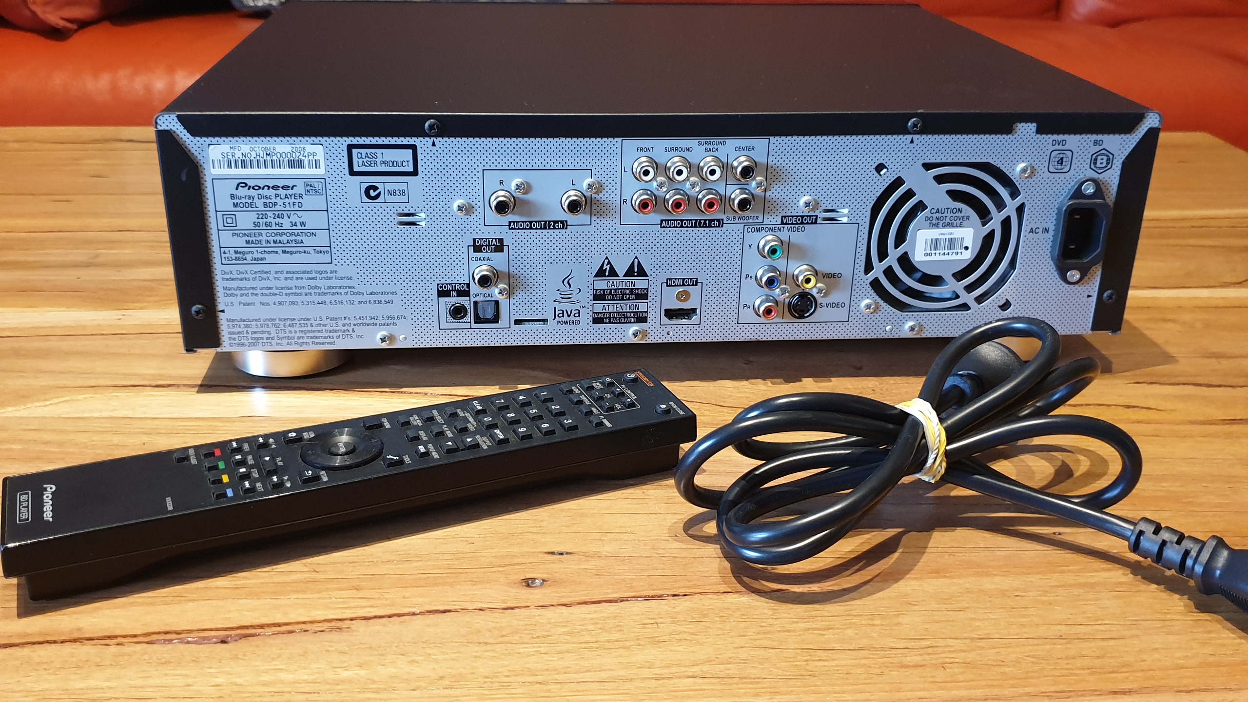 Pioneer BDP-51FD blueray player |﻿ Stereo, Home Cinema, Headphones ...