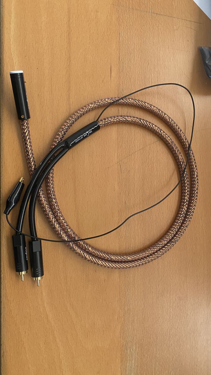 1877 Phono Zavfino 'The Cove' OFHC Tonearm Cable (straight) ﻿ HiFi