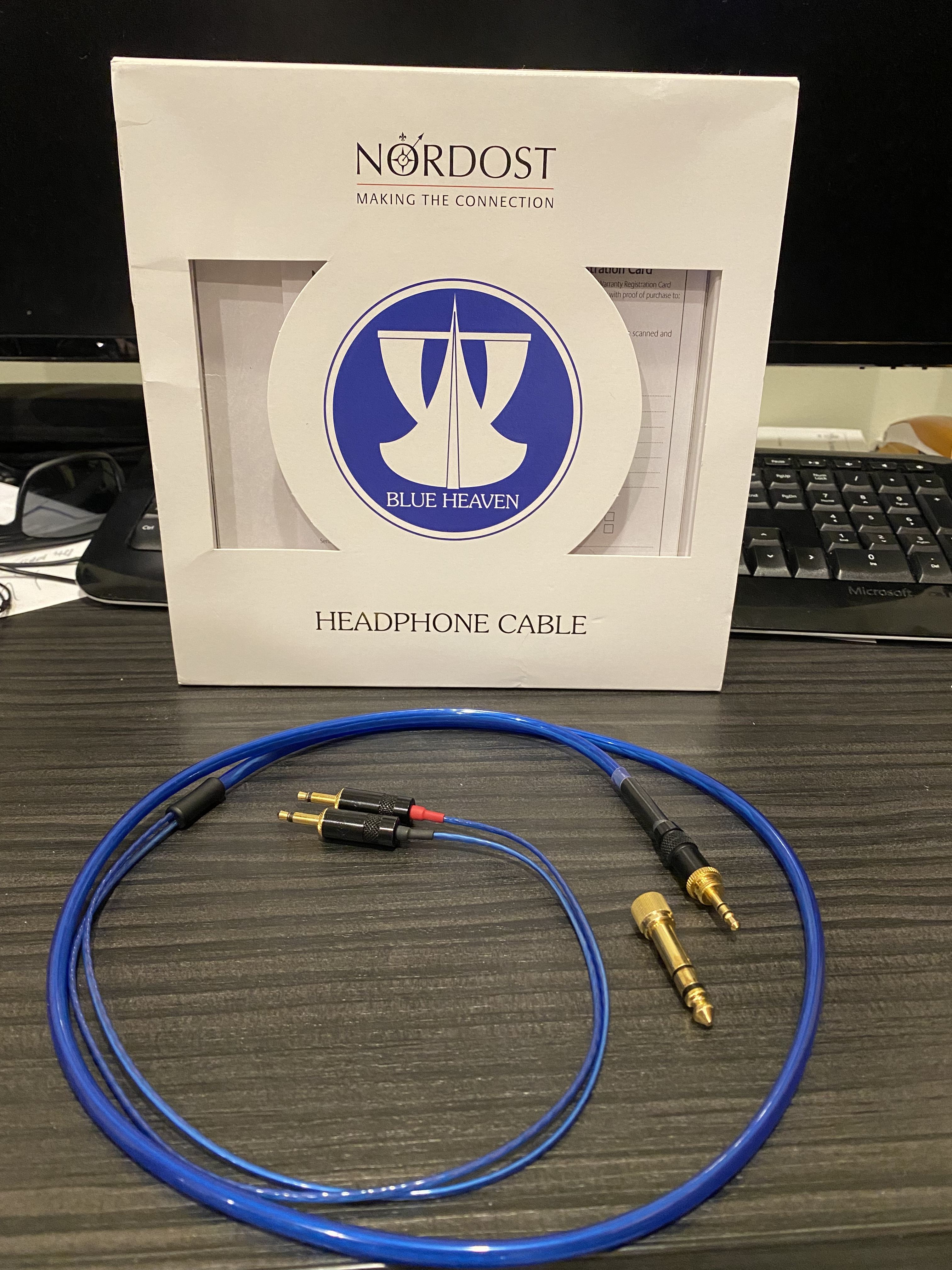 Nordost Blue Heaven Headphone Cable (3.5mm for Focal, 1.25m) ﻿ HiFi
