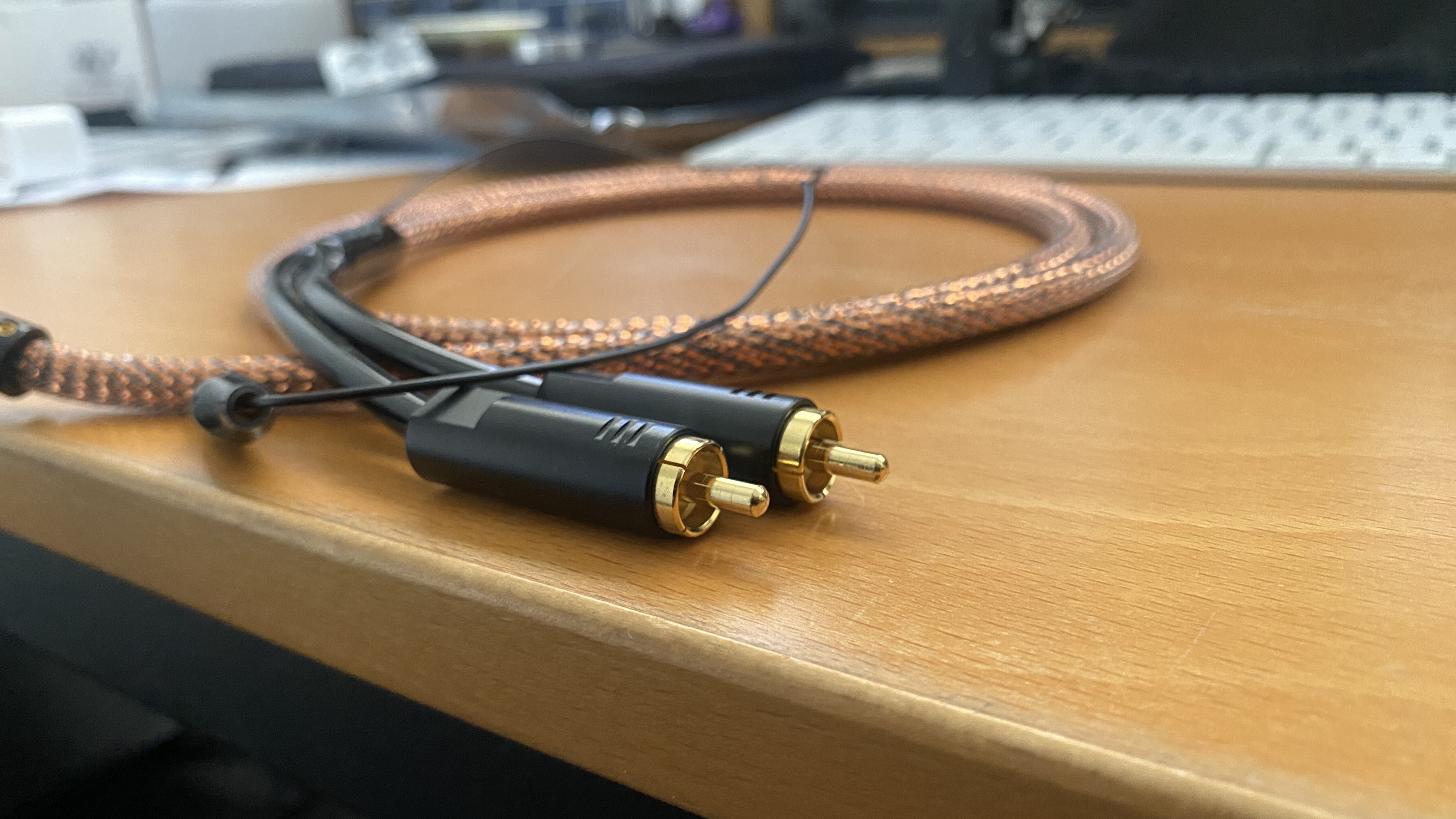 1877 Phono Zavfino 'The Cove' OFHC Tonearm Cable (straight) ﻿ HiFi