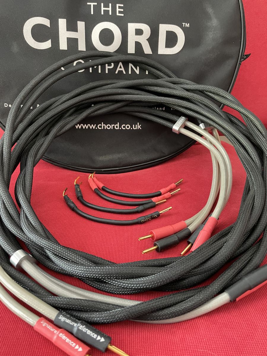 3m Chord SIGNATURE REFERENCE Speaker Cable plus Jumpers ﻿ HiFi and