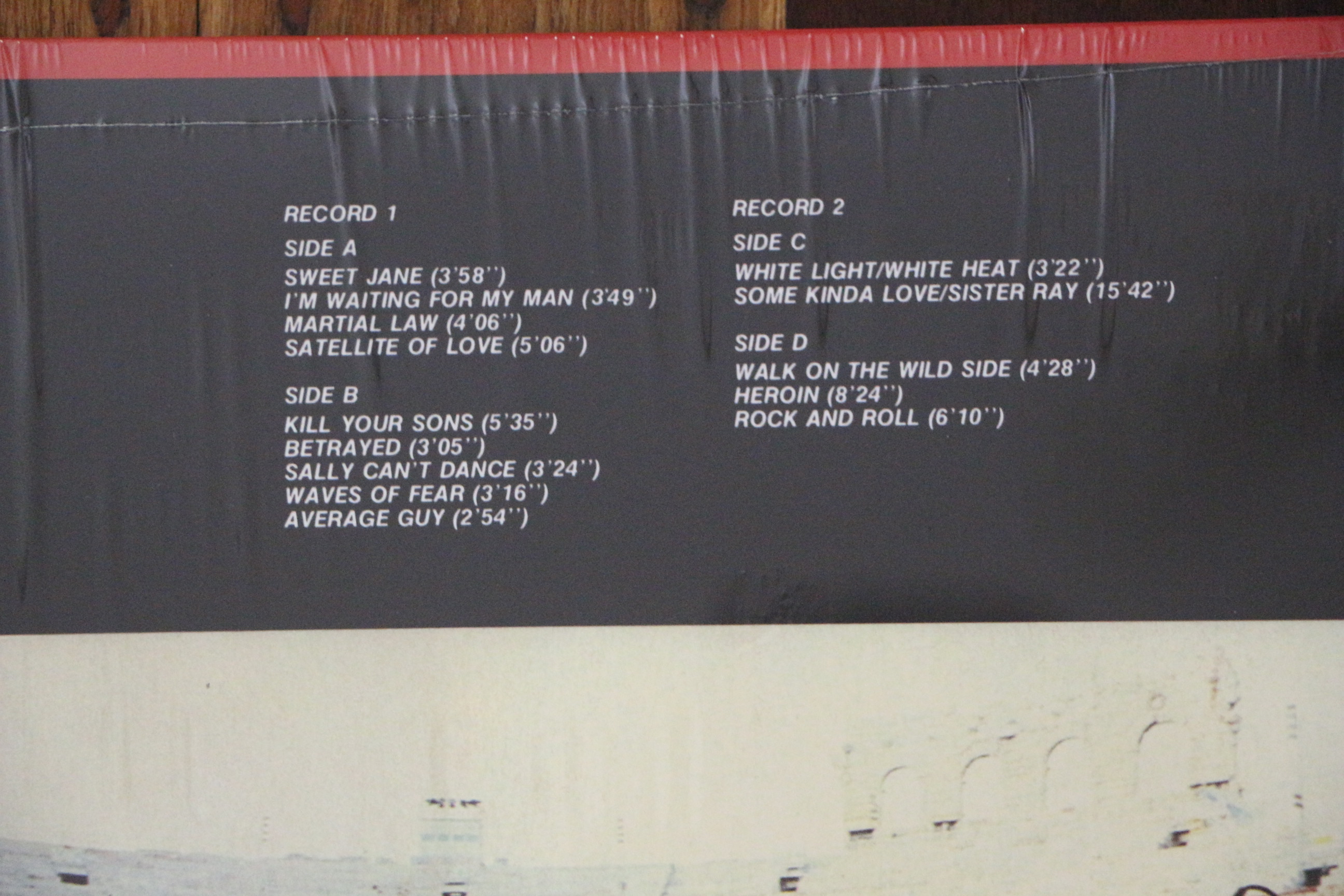 Lou Reed-Live In Italy Vinyl |﻿ Vinyl, CD, and Blu-ray