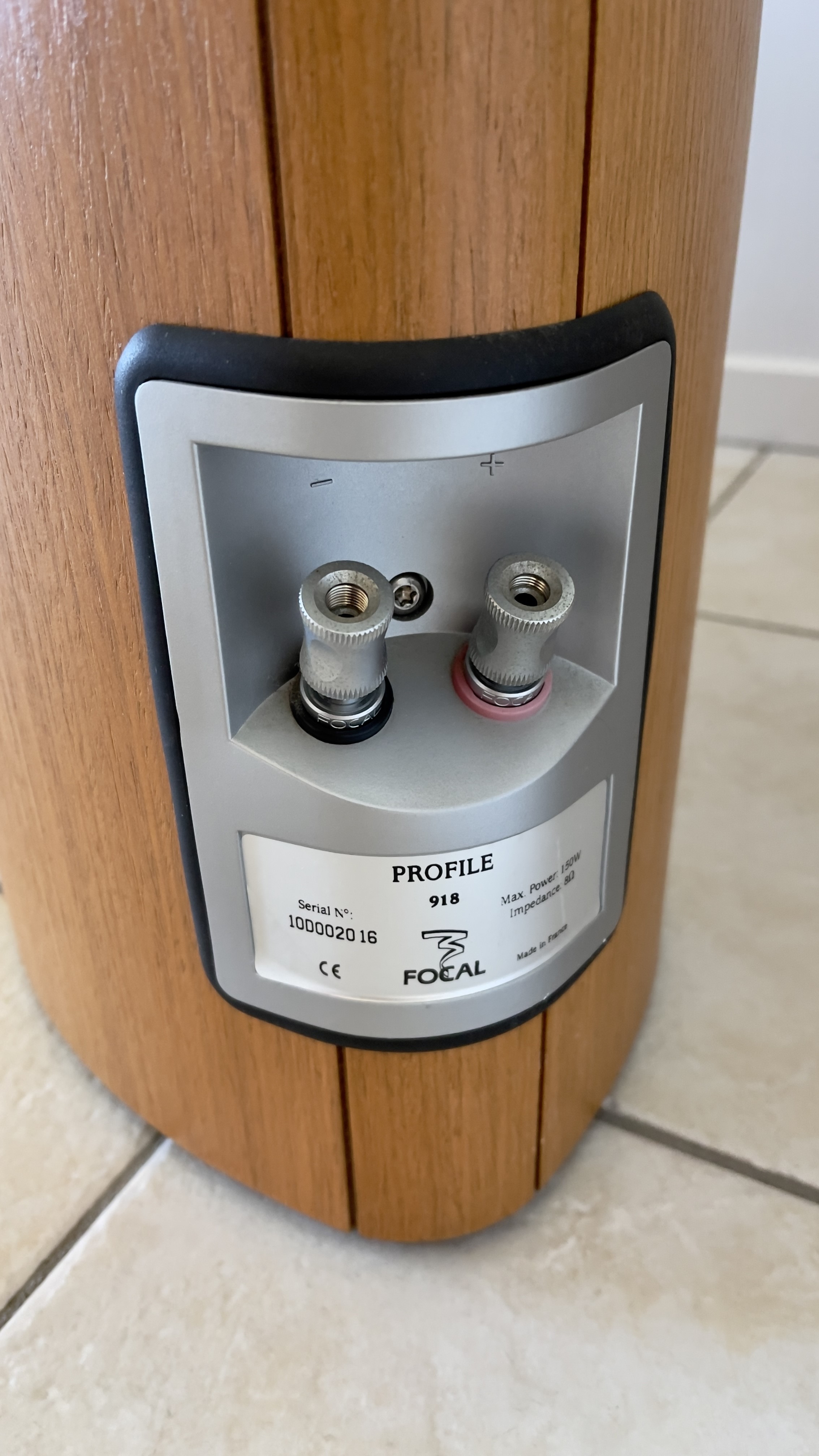 Focal JM LAB Profile 918 Speakers + Audioquest CV4 Cables ﻿ Stereo