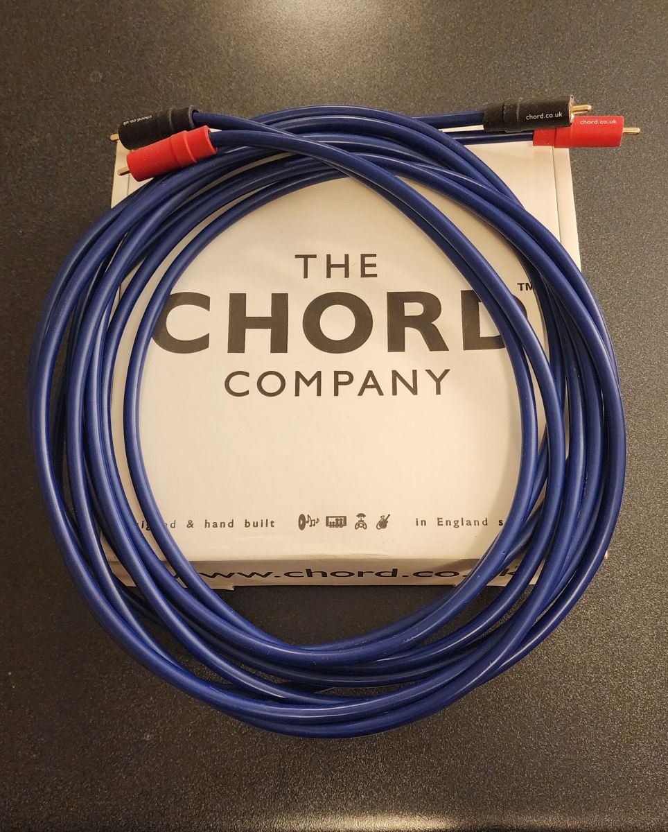 Chord Clearway RCA Interconnect Cable 3M ﻿ HiFi and Cinema Cables