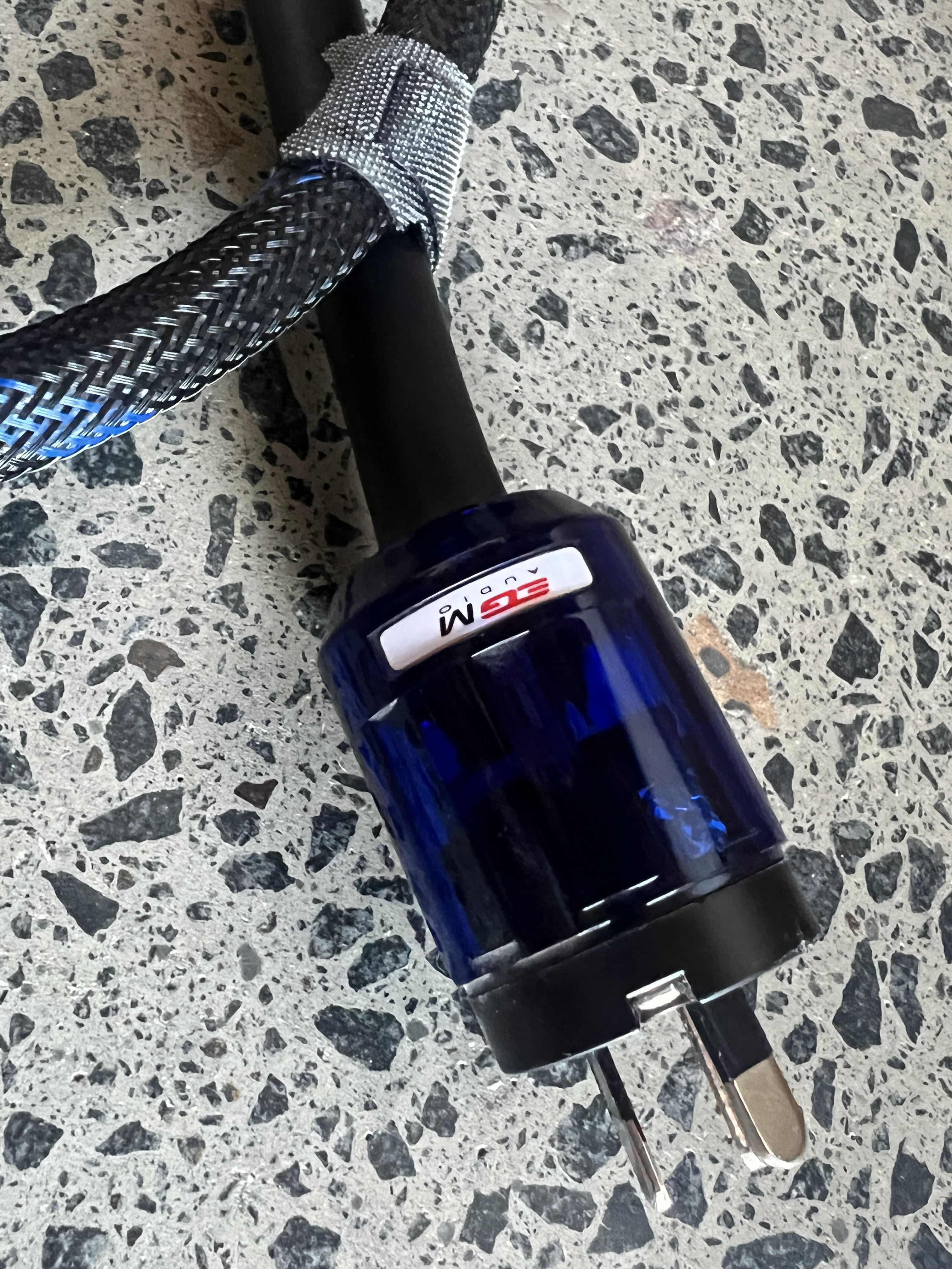 EGM Audio Blue Series V2 power cable 1.5m ﻿ HiFi and Cinema Cables