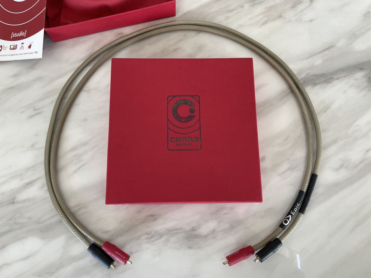 FS Chord Company Epic interconnect RCA pair 1M ﻿ HiFi and Cinema
