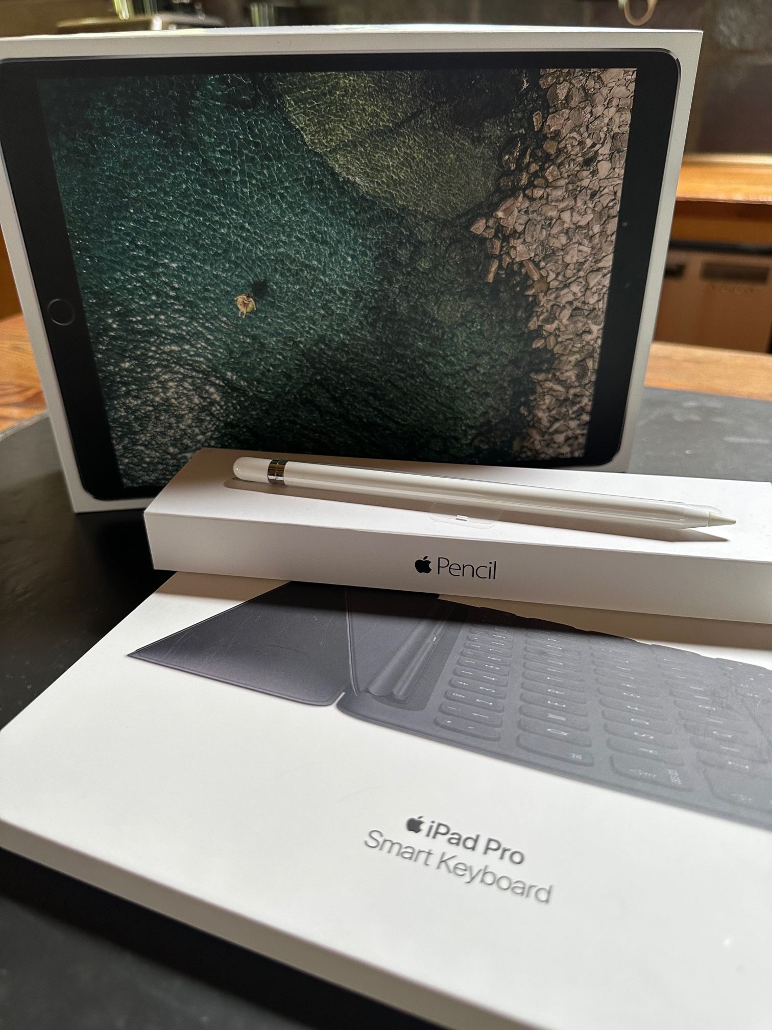 SOLD ELSEWHERE: Apple iPad Pro 10.5” 256GB, Pencil and Keyboard