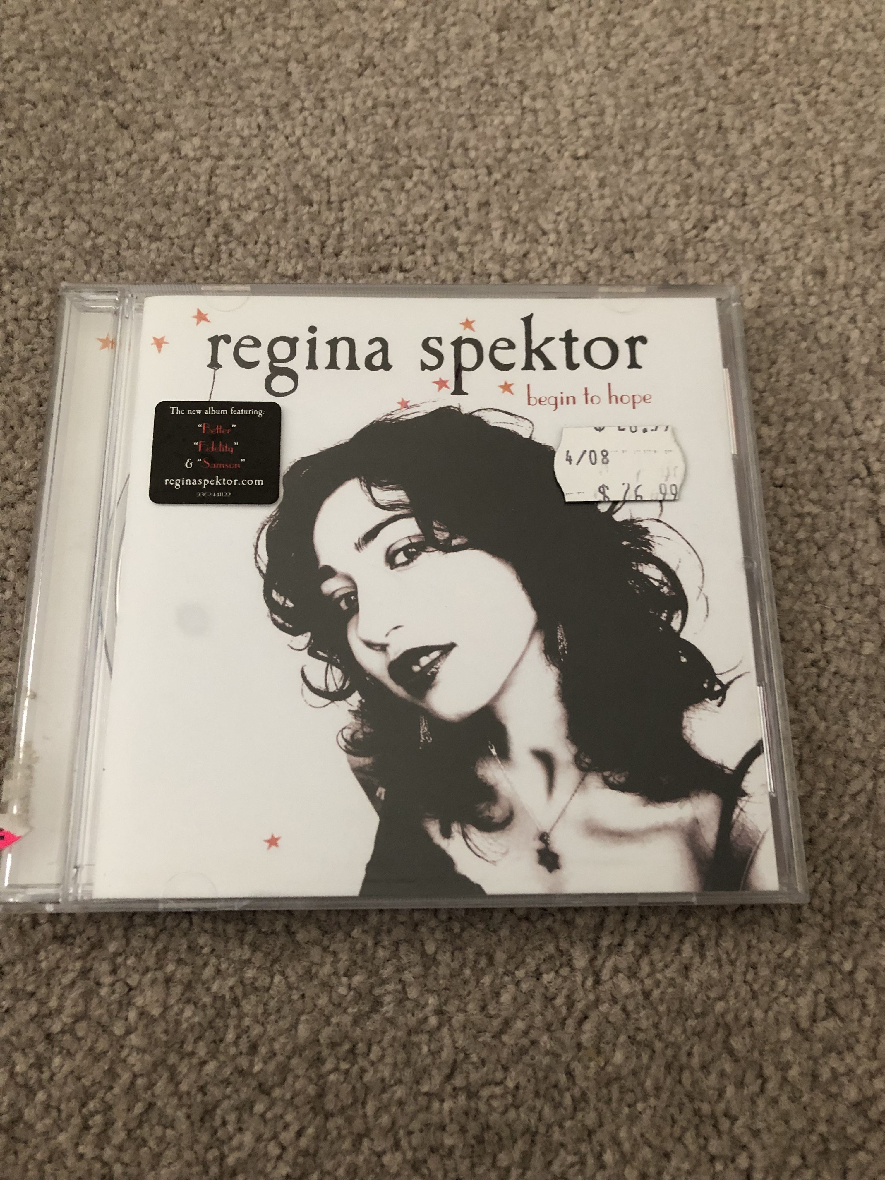 Regina Spector - Begin to Hope CD