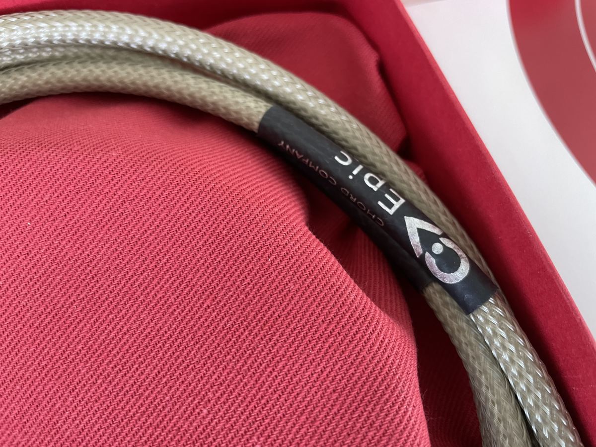 Chord Company Epic interconnect RCA pair 1M ﻿ HiFi and Cinema Cables