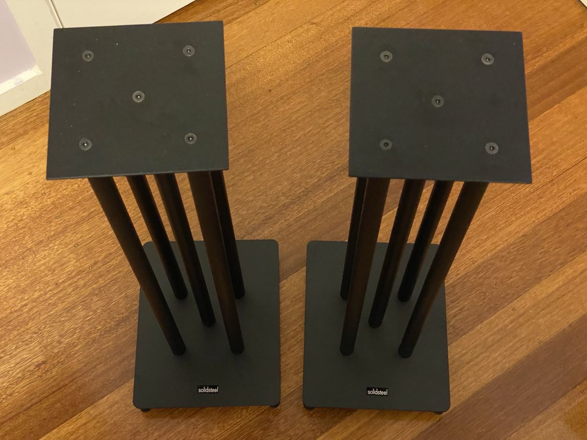 Solidsteel NS7 Speaker Stands ﻿ HiFi and Cinema Cables & Accessories