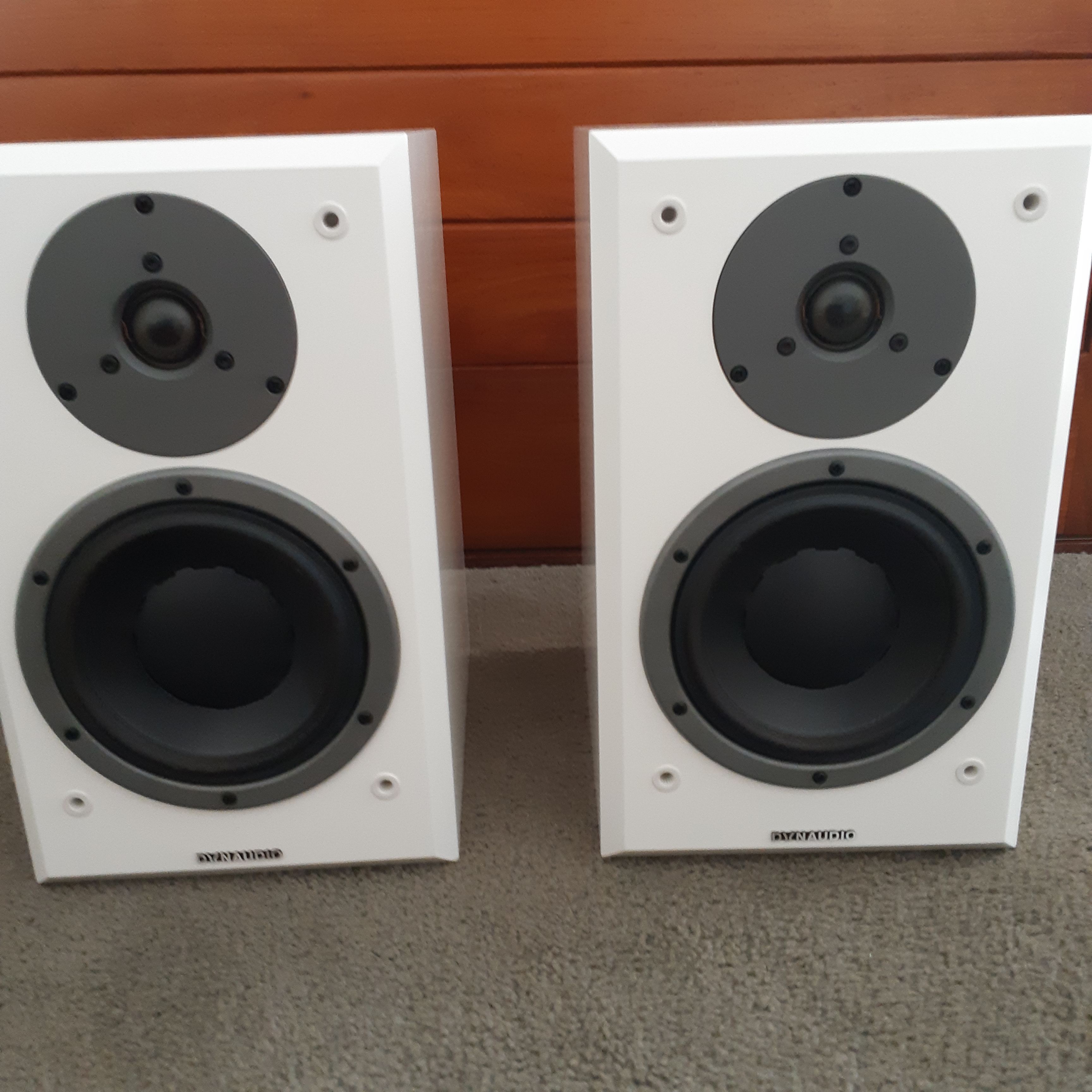 Dynaudio Emit M20 Satin White Bookshelf Speakers - Stereo, Home