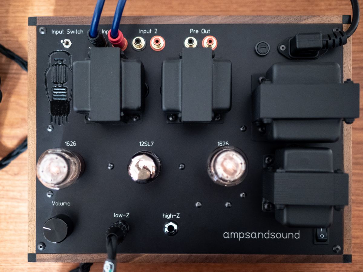 Ampsandsound Kenzie Encore tube headphone amp / pre amp |﻿ Stereo, Home ...