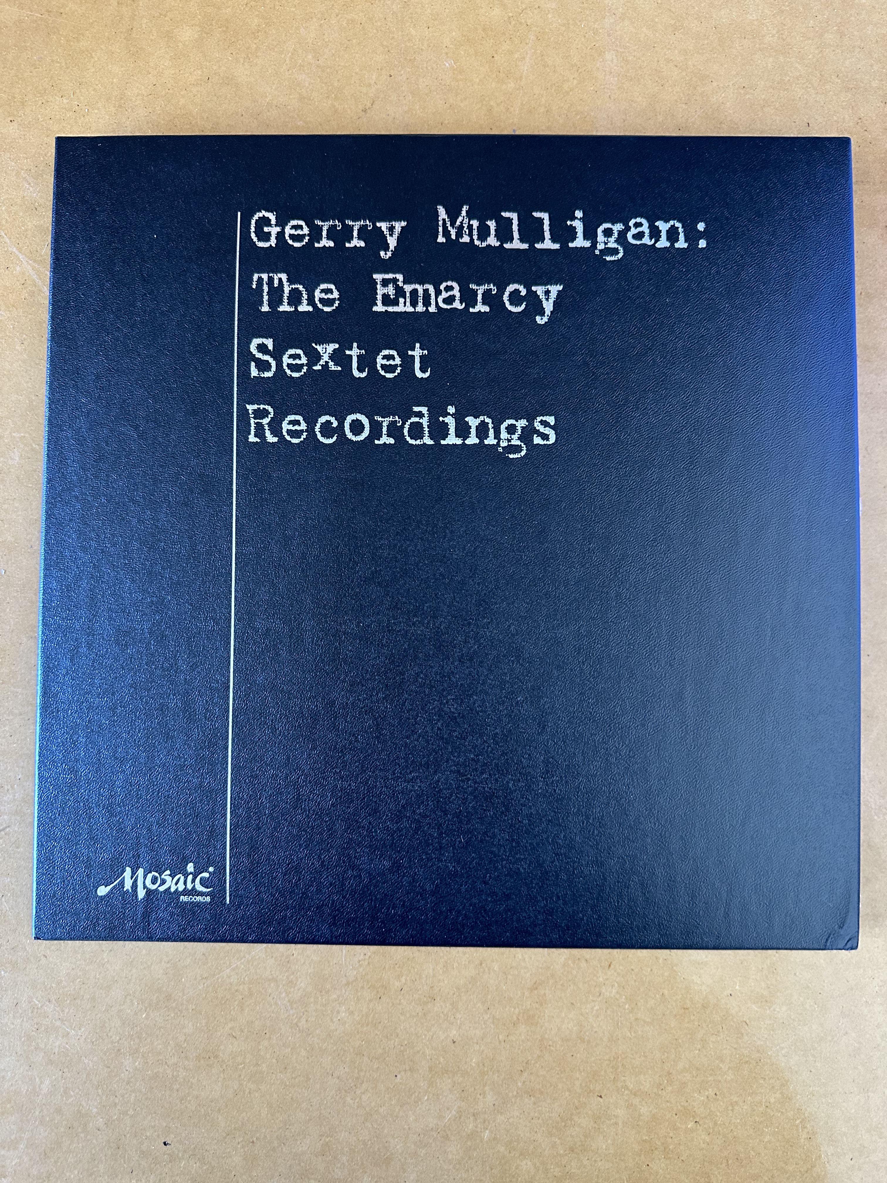 Mosaic Records #3008 Gerry Mulligan: The Emarcy Sextet - 5LP