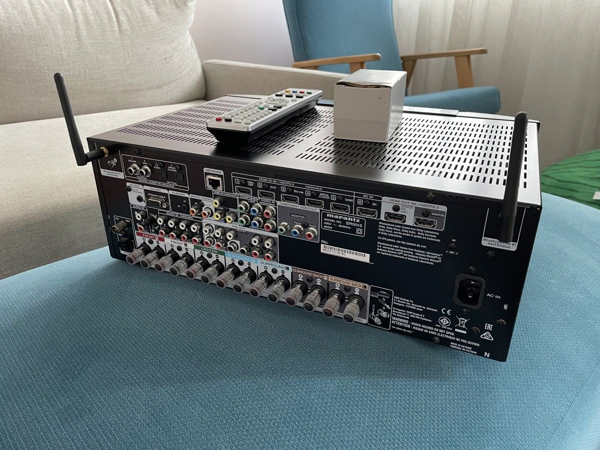 Marantz SR5015 7.2 CHANNEL 8K AV RECEIVER ﻿ Stereo, Home Cinema