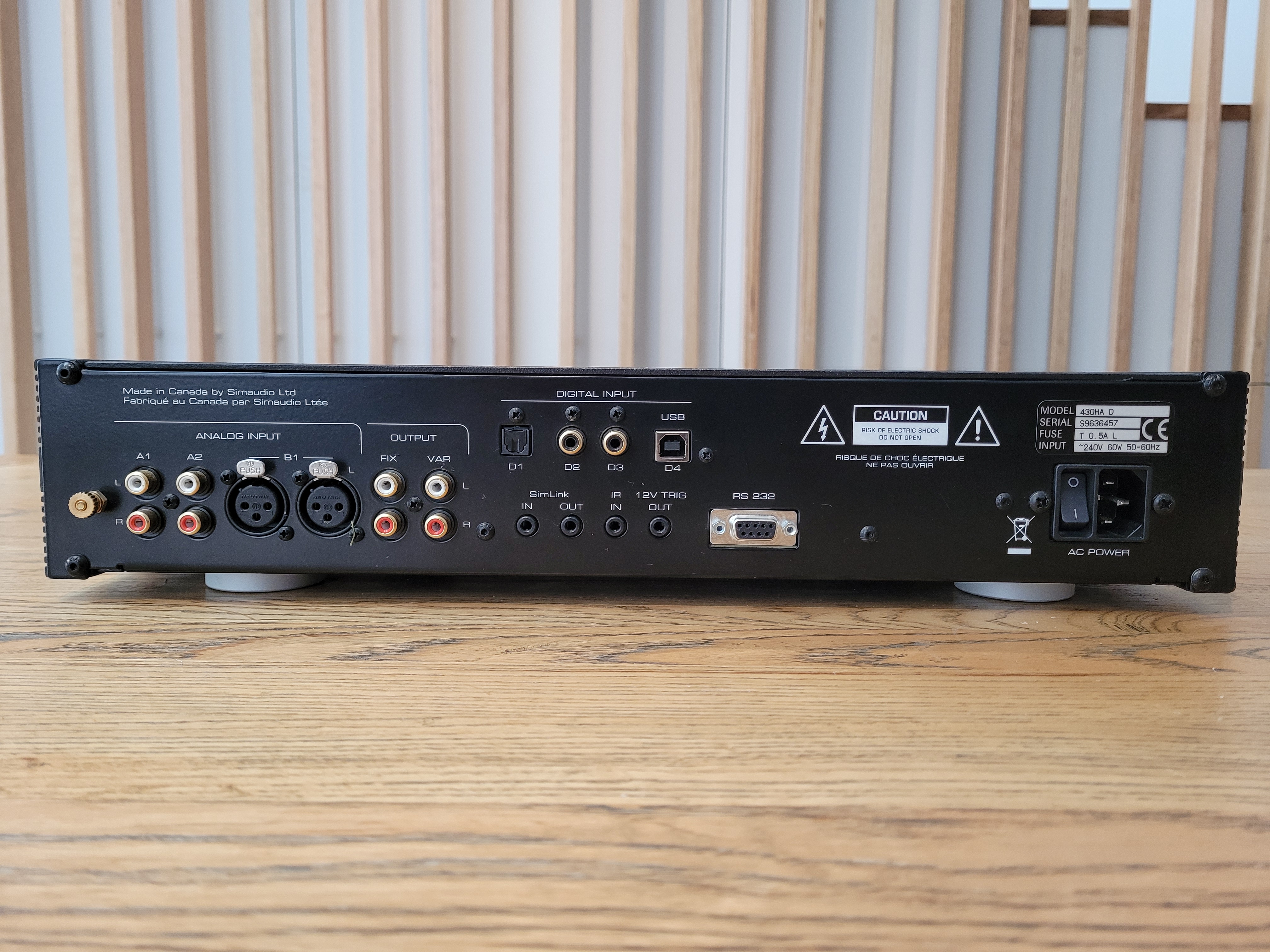 Simaudio Moon 430HAD Headphone AMP + DAC + Pre - Stereo, Home