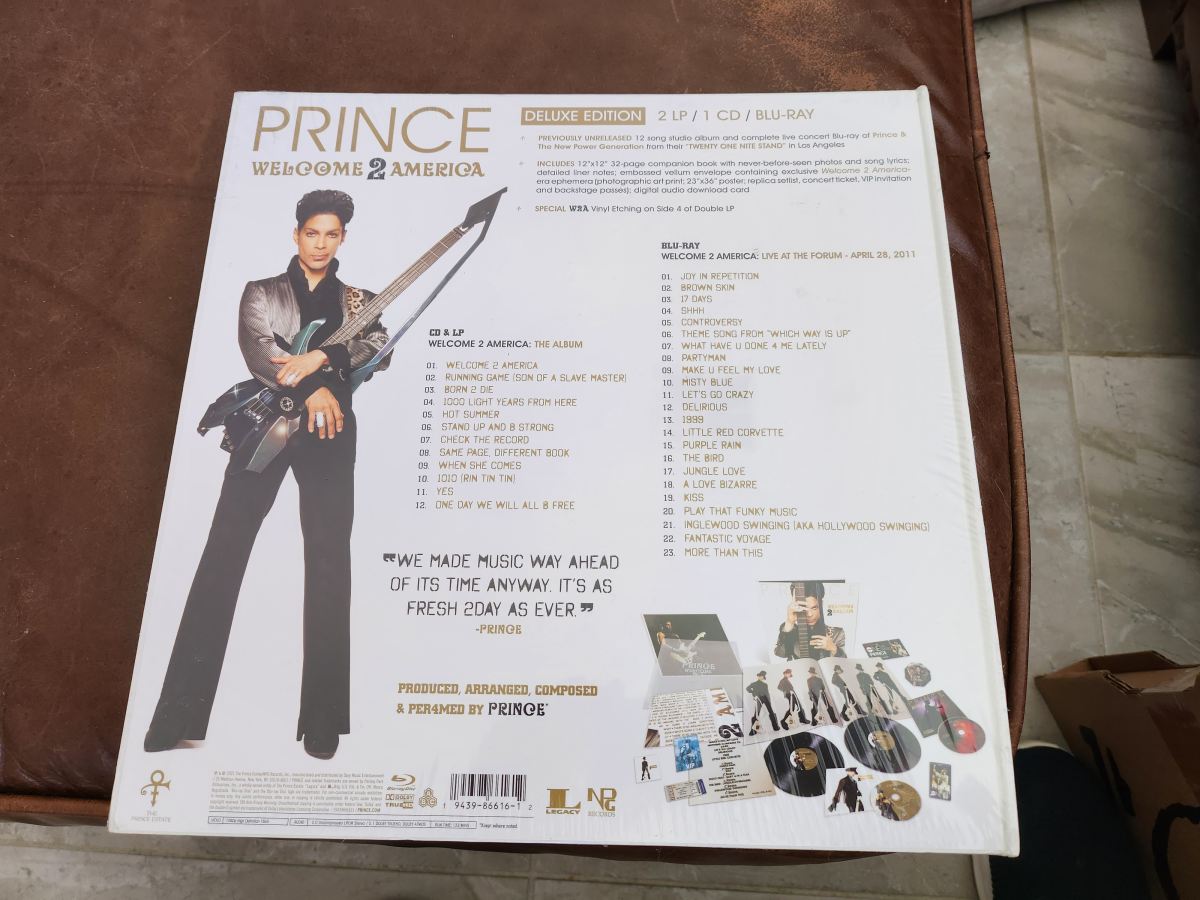 SOLD ELSEWHERE: Prince - Welcome 2 America Deluxe - Vinyl, CD, and Blu ...