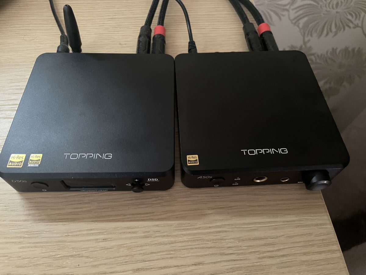 Topping D50s and A50s Stack + RCA |﻿ Stereo, Home Cinema, Headphones ...