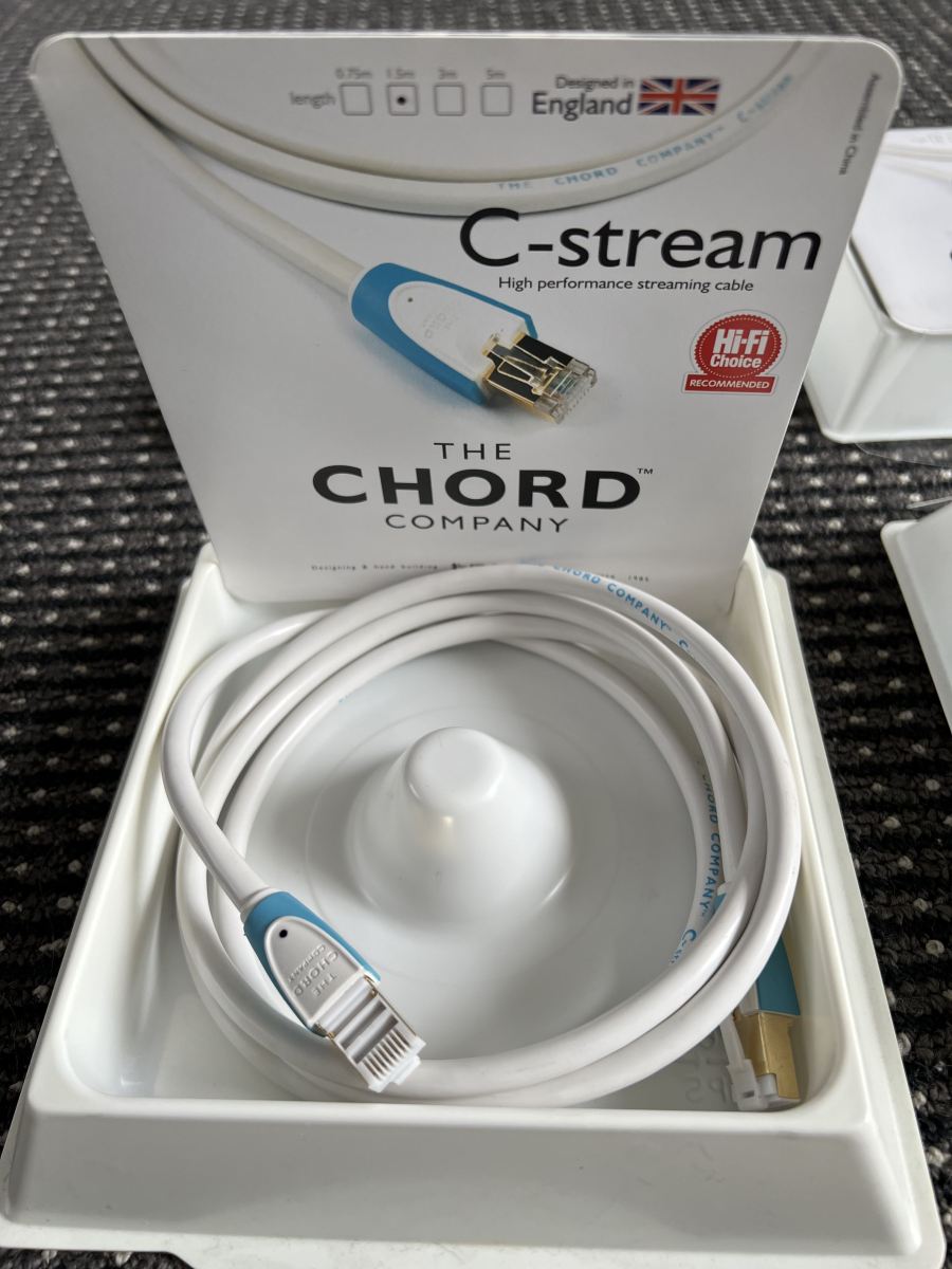Chord C-Stream Ethernet Cable 1.5m - Hi-Fi and Cinema Cables ...