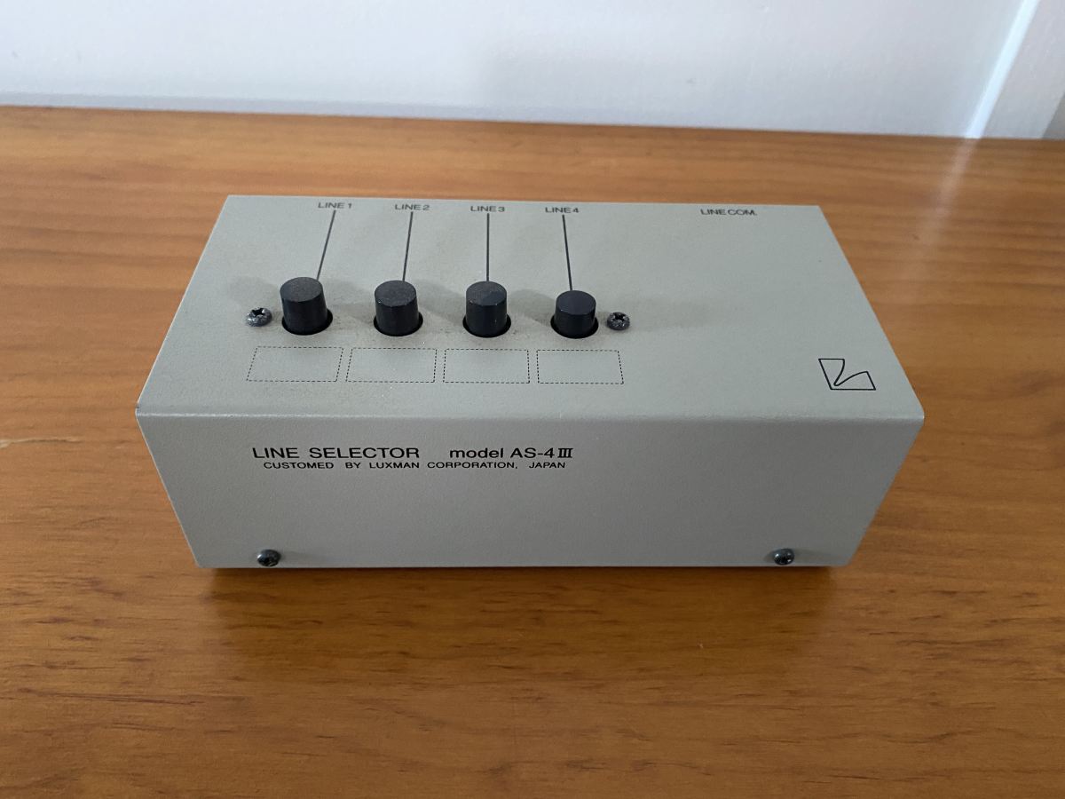 Luxman RCA Line Selector AS-4 III - Hi-Fi and Cinema Cables