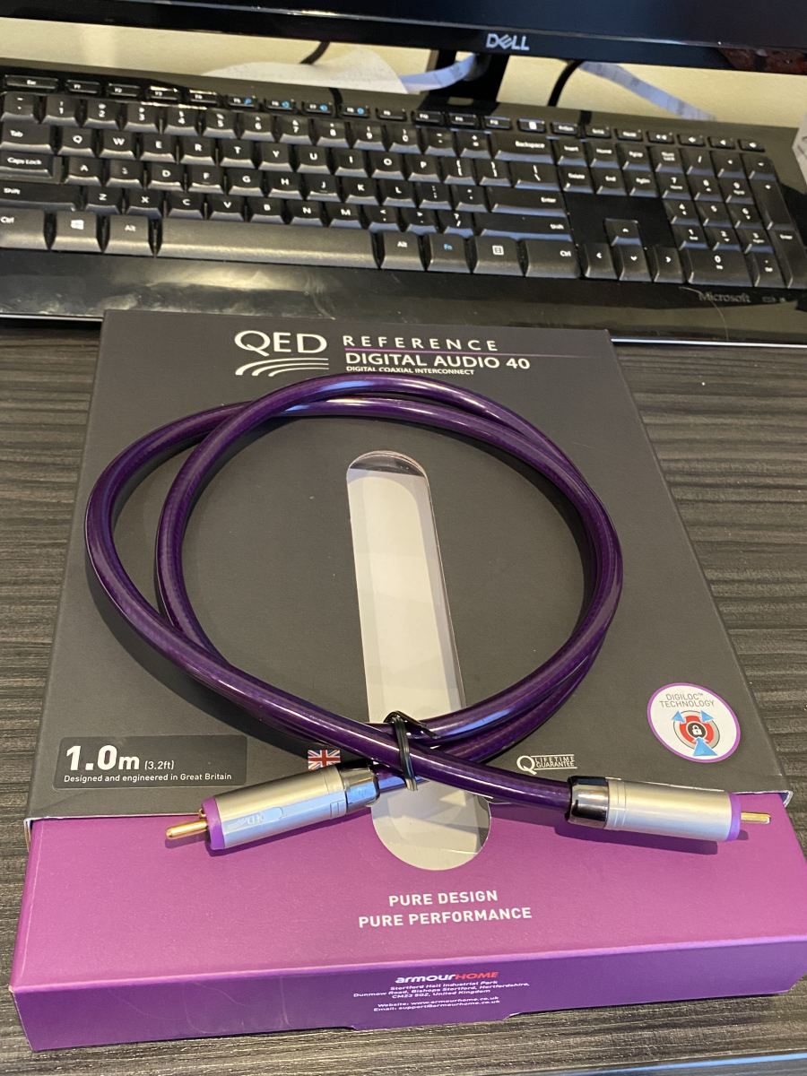 QED Reference Digital 40 Coaxial Interconnect (1m) ﻿ HiFi and Cinema