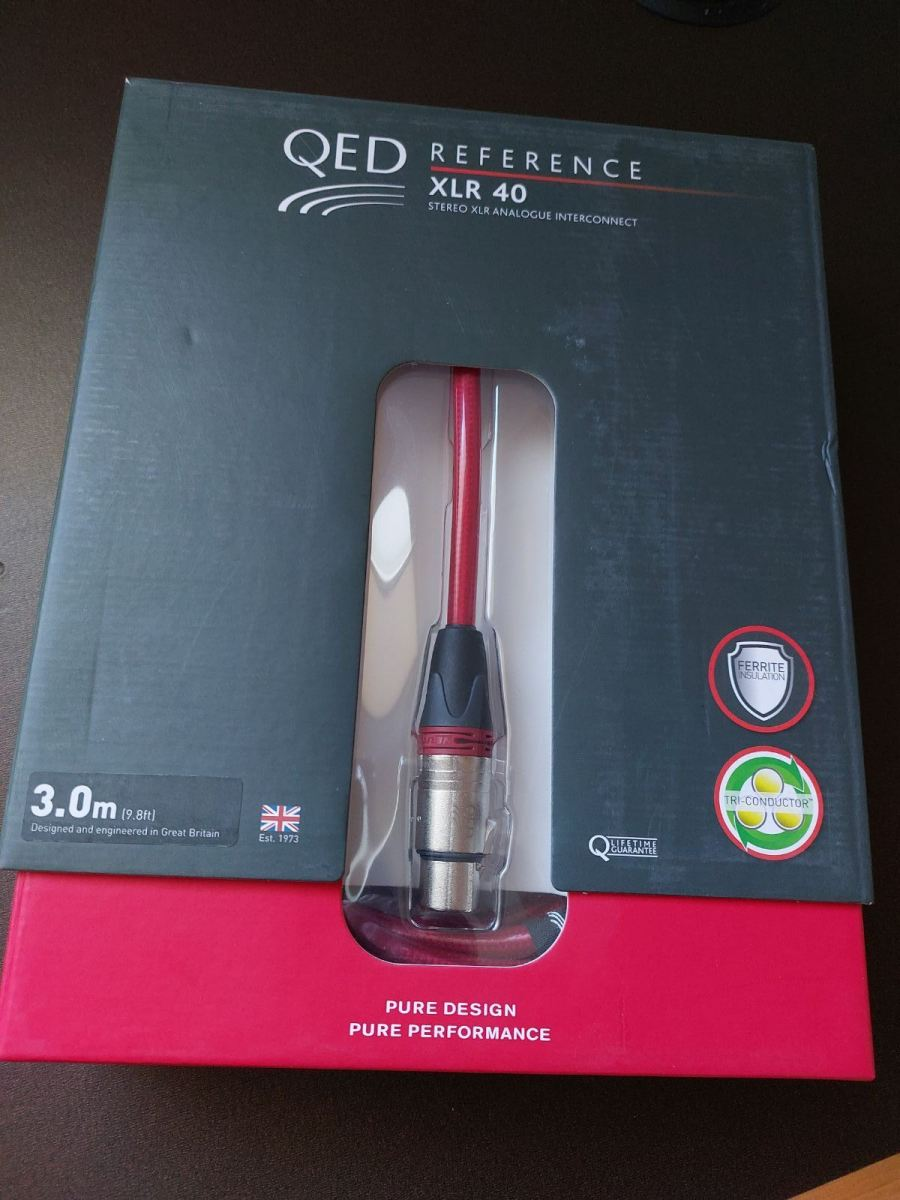 掘り出しモノ2個！QED REFERENCE XLR40...3m 掘り出しモノ2個！QED REFERENCE XLR403m 掘り出しモノ2個