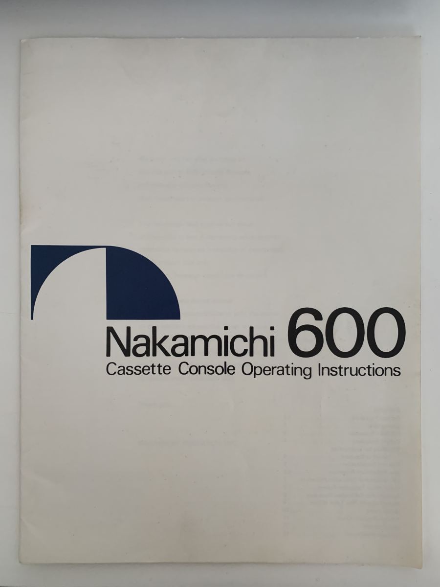 Nakamichi 600 Tape Deck ﻿ Stereo, Home Cinema, Headphones Components