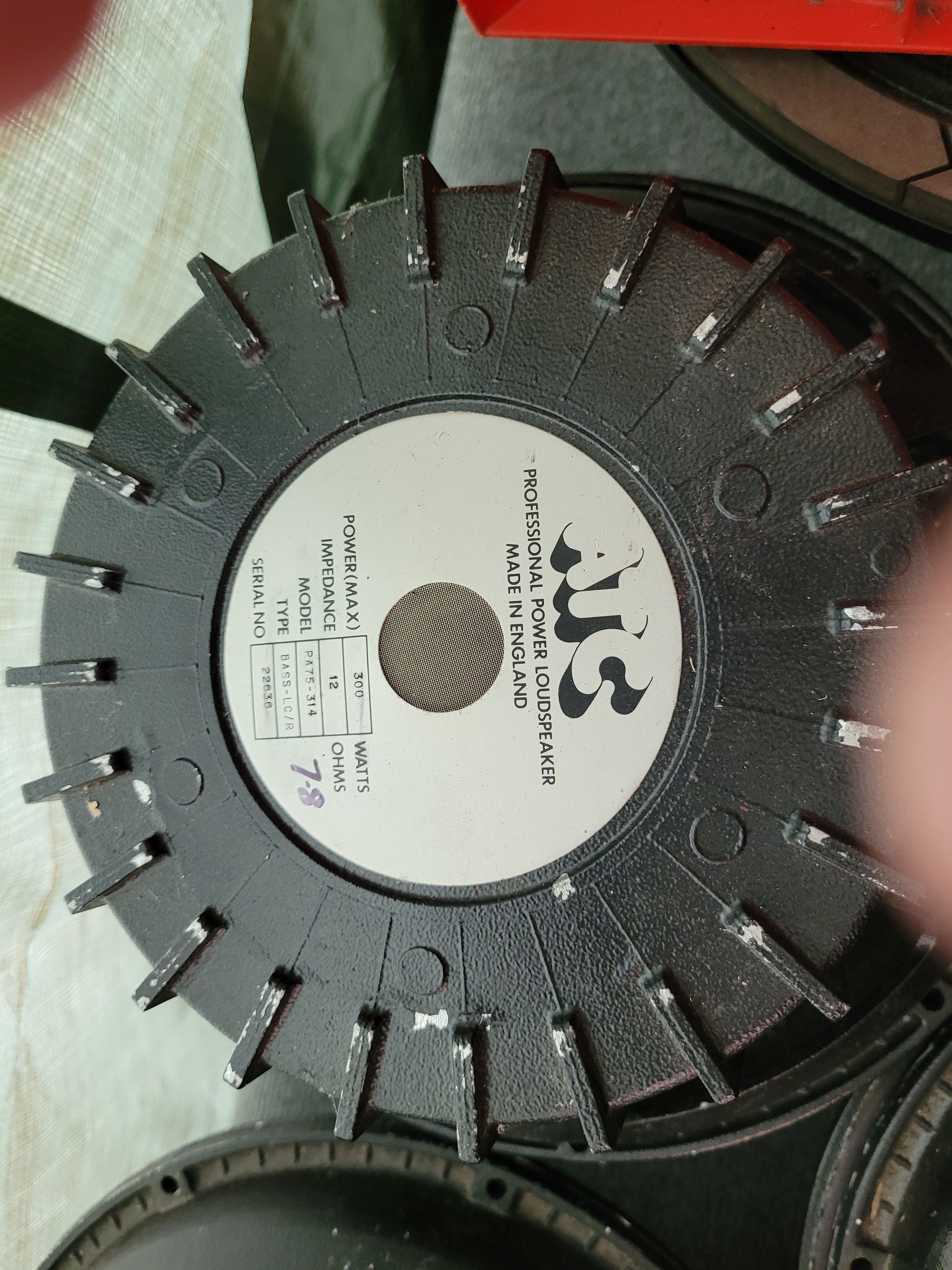 ATC PA75-314 Made in Eigland 12インチ スピーカー ATC PA75-314 (EAW OEM) MID BASS 12