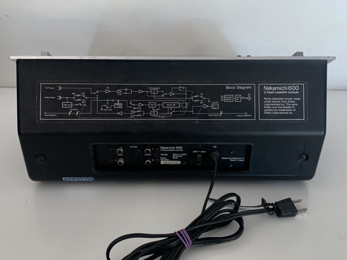 Nakamichi 600 Tape Deck ﻿ Stereo, Home Cinema, Headphones Components