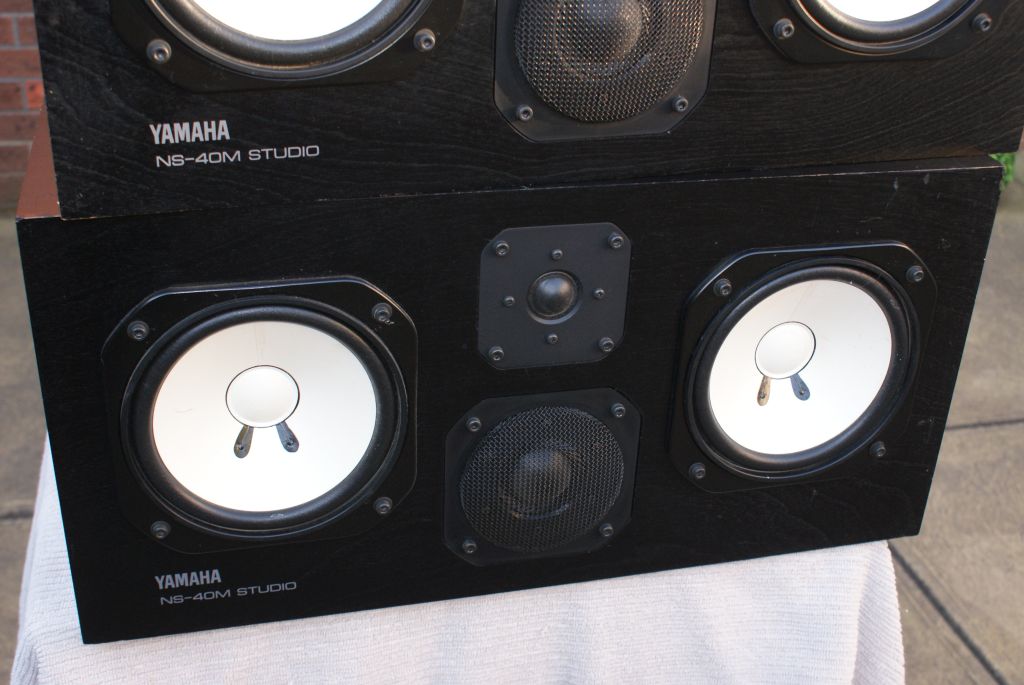 Yamaha NS-40M STUDIO monitors. Big brothers to NS-10M. - Stereo