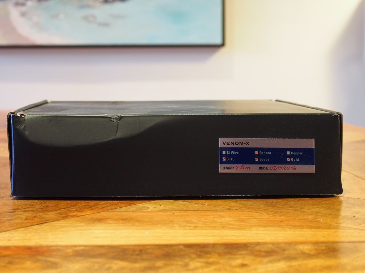 Shunyata Venom X Speaker Cables 2.5m ﻿ HiFi and Cinema Cables