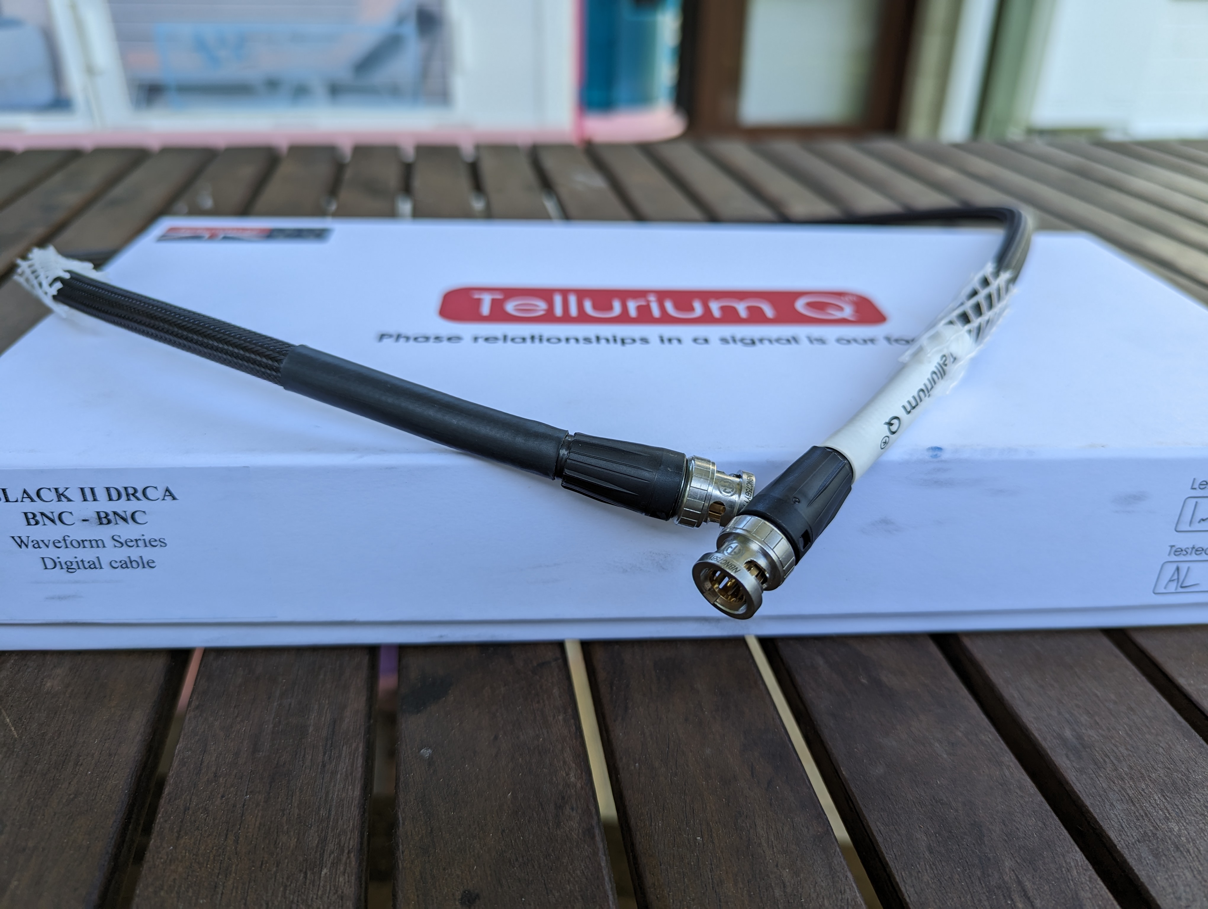 Tellurium Q Black II 1m SPIDF BNC>BNC Cable