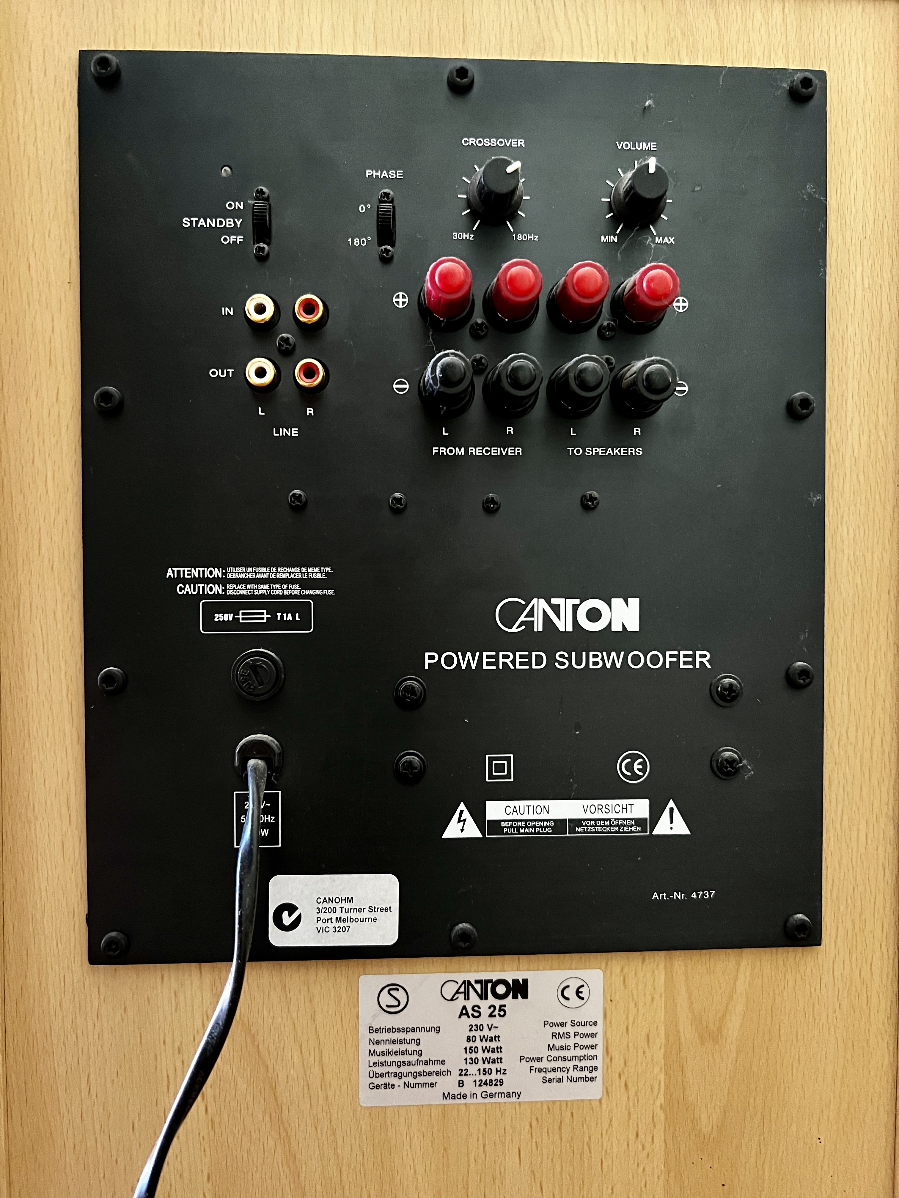 Onkyo TX-NR646 Receiver + Canton speakers - Stereo, Home