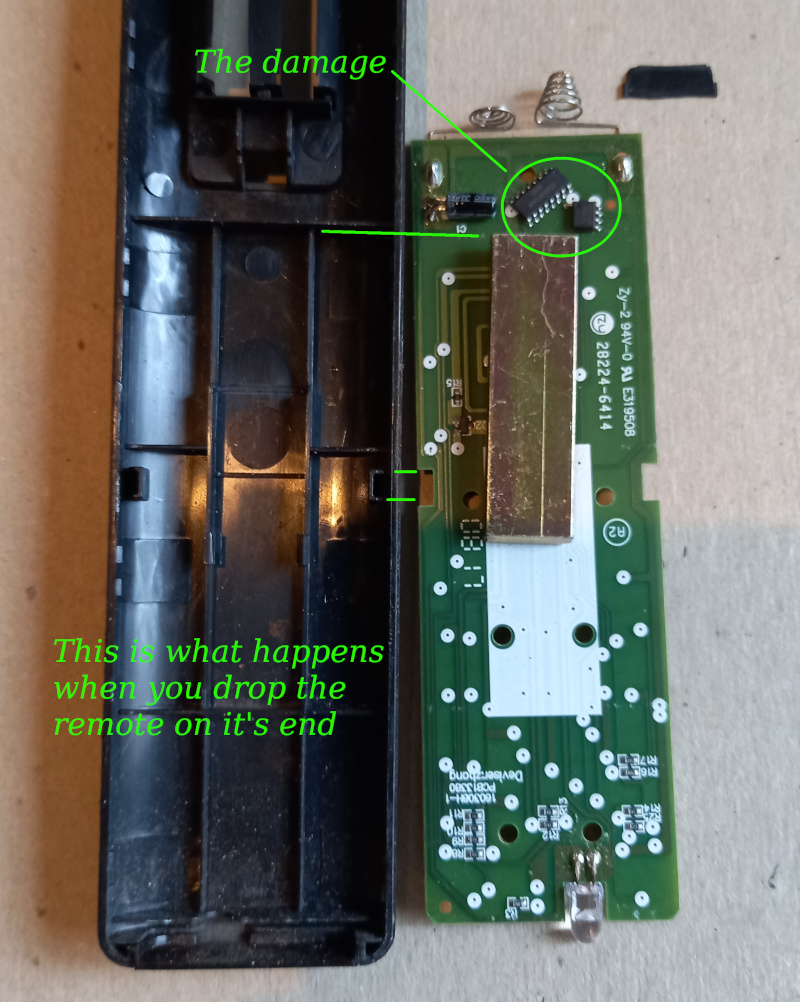 Don't drop your remote controller - Power, Cables & Electronics - StereoNET