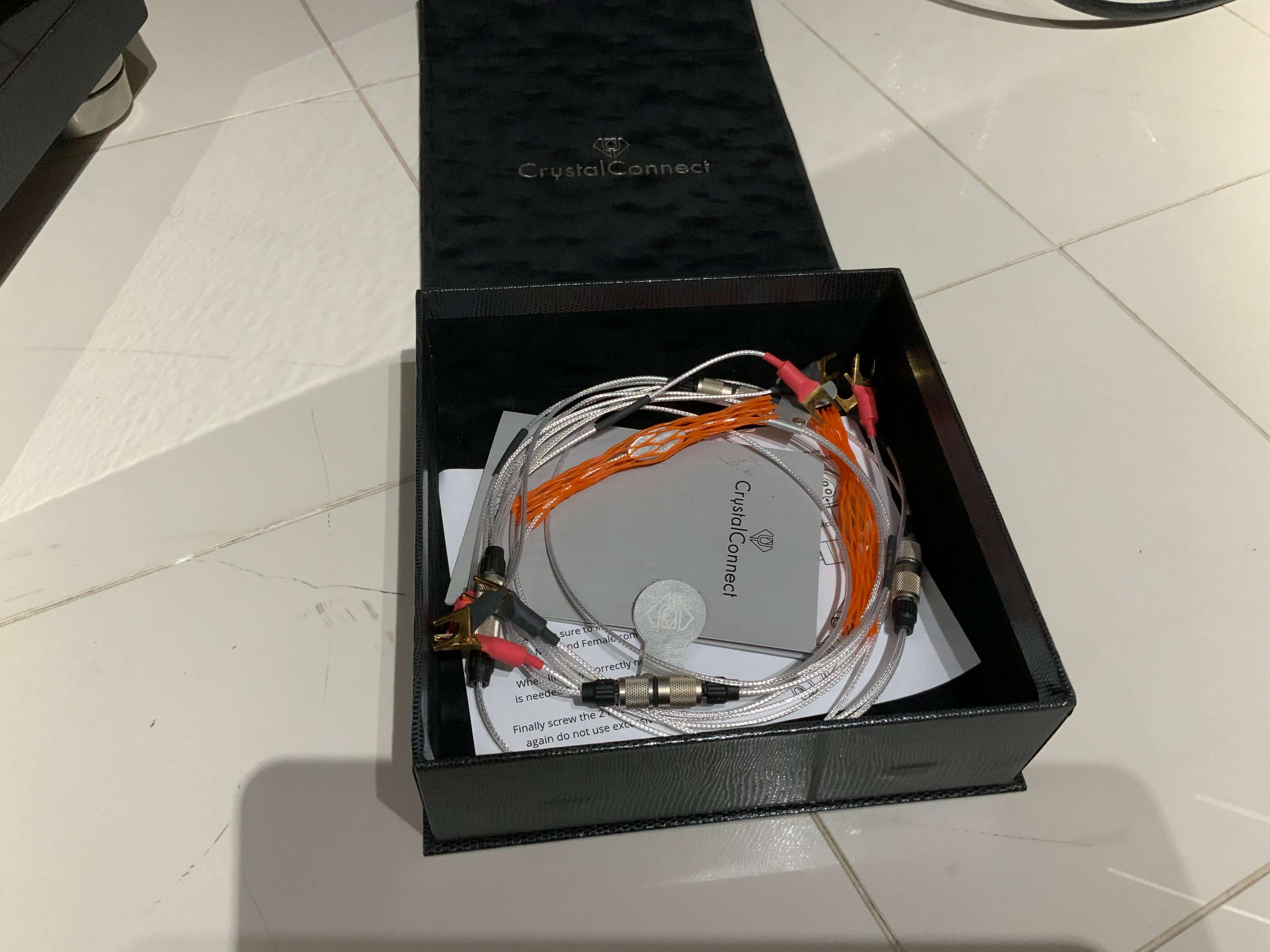 Crystal Cable Micro Diamond Speakers 2m ﻿ HiFi and Cinema Cables & Accessories