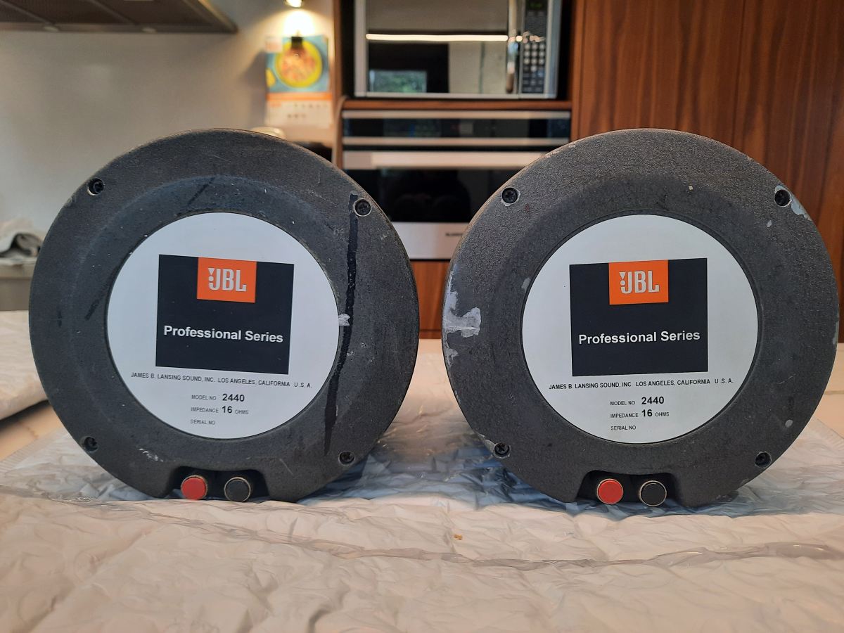 JBL 2440 ウーハー JBL 2440 ウーハー JBL 2440 16Ω ドライバーユニット ペア