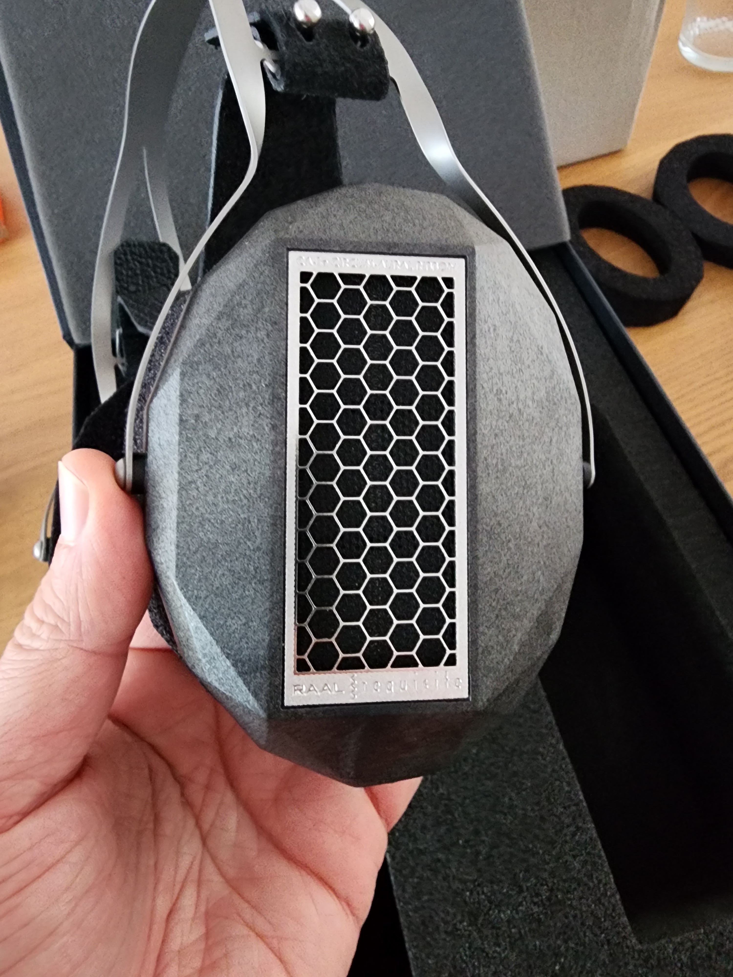 Raal Requisite CA1A ribbon headphones with impedance adapter ﻿ Stereo