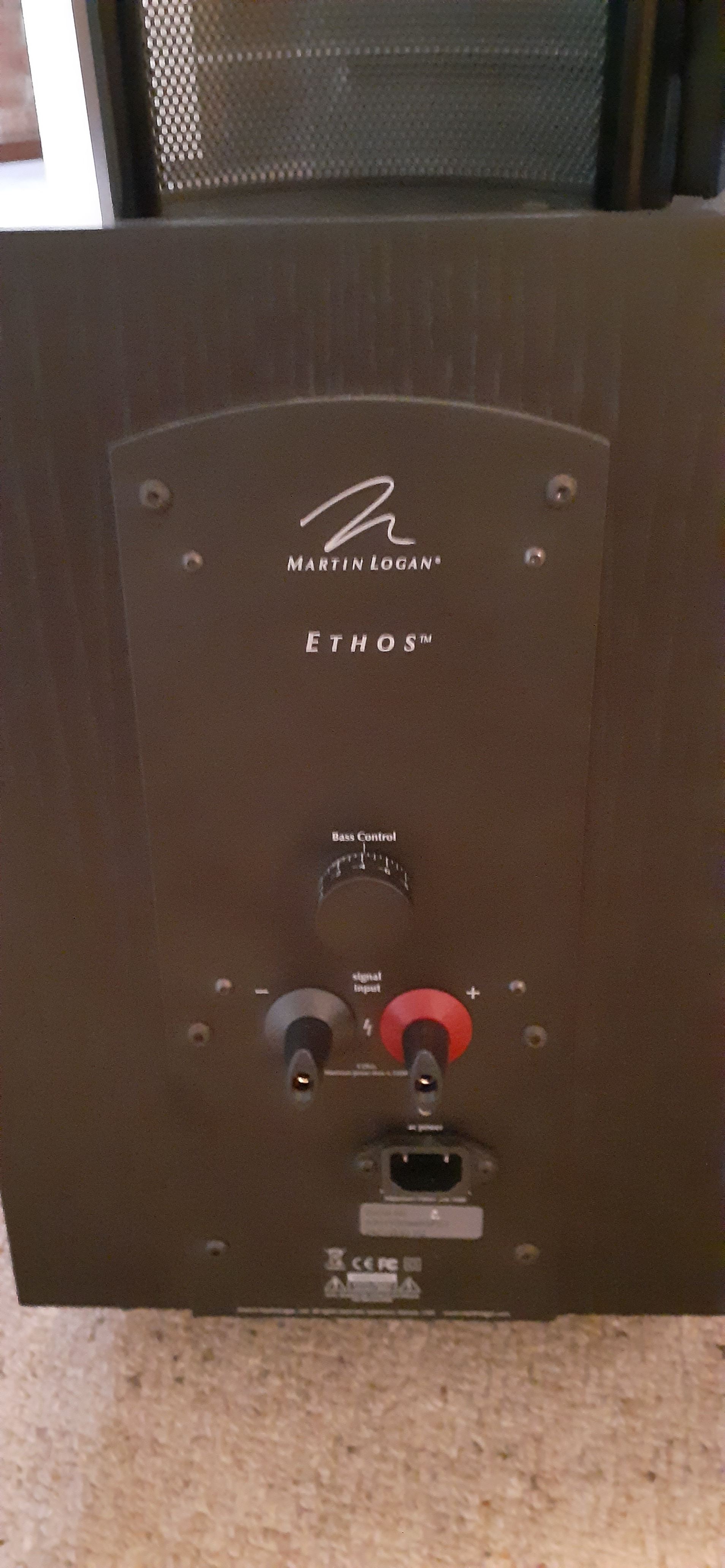 Martin Logan Ethos Electrostic Speakers ﻿ Stereo, Home Cinema