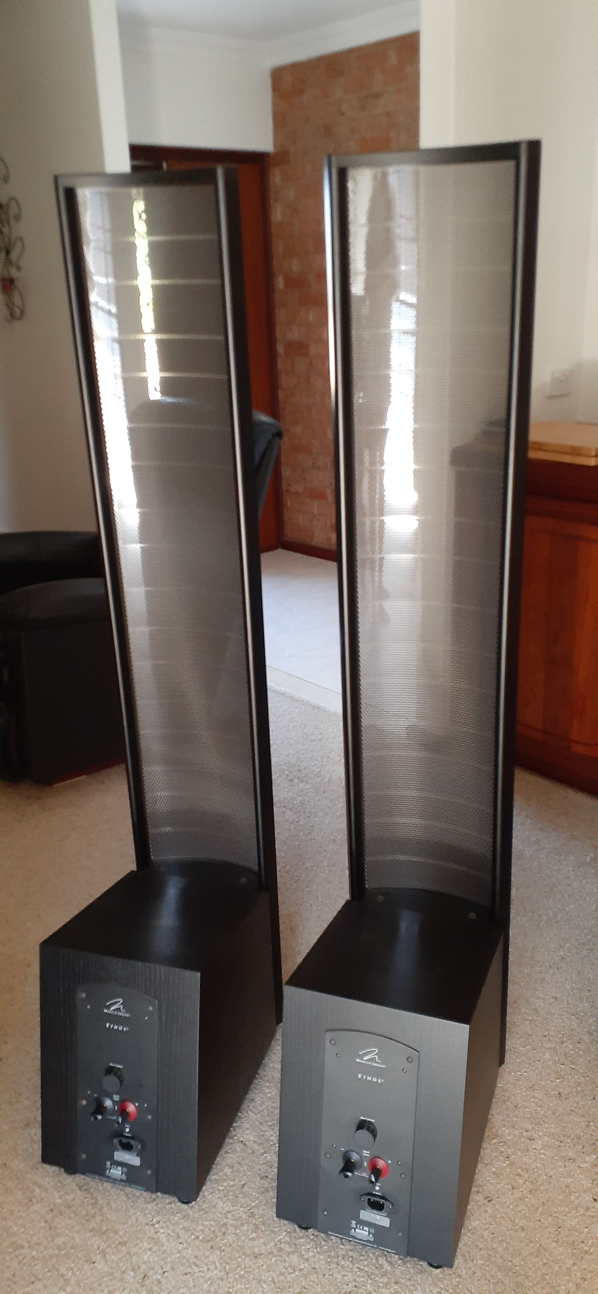 Martin Logan Ethos Electrostic Speakers ﻿ Stereo, Home Cinema, Headphones Components