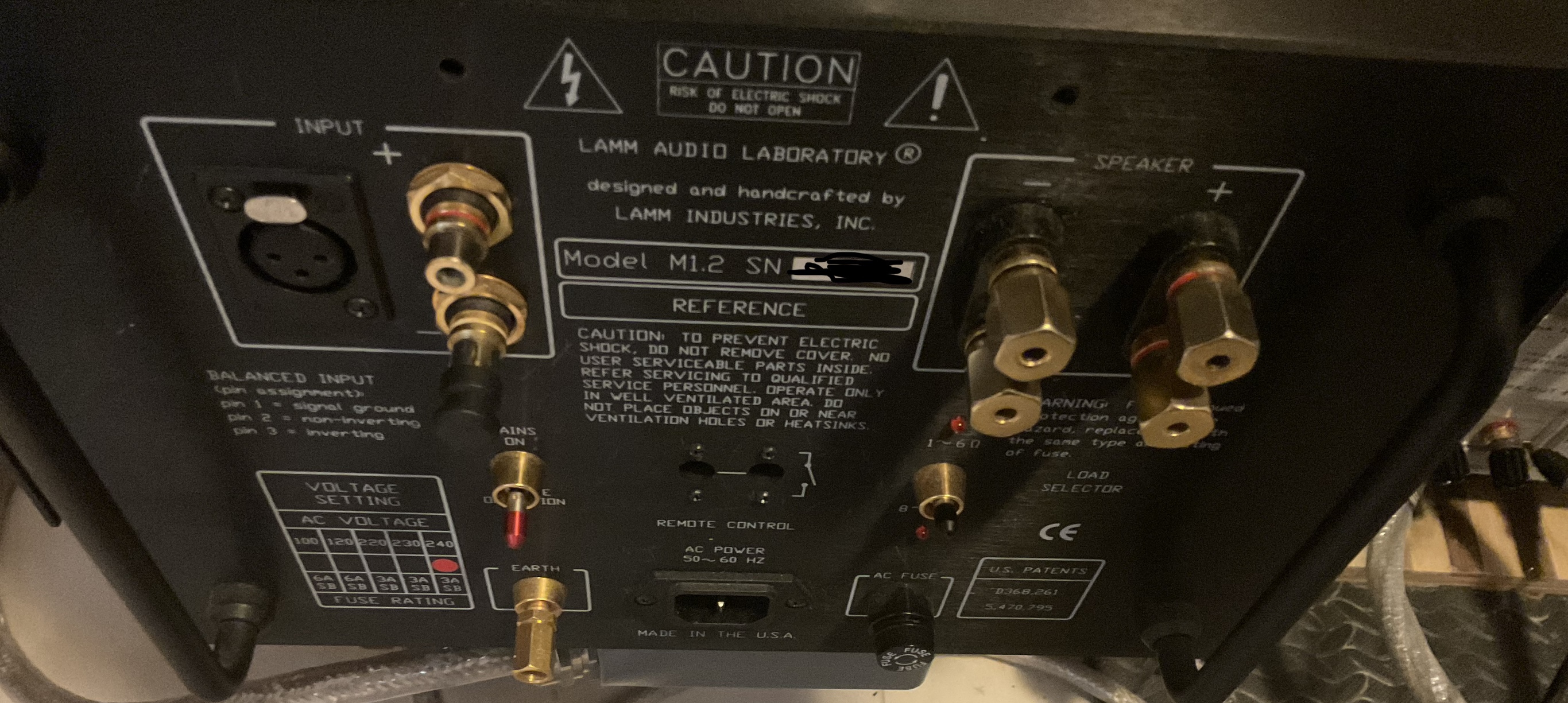 Lamm m1.2 monoblock amplifiers ﻿ Stereo, Home Cinema, Headphones