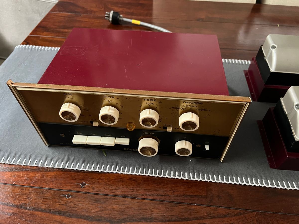 Rogers RD Junior III Stereo tube pre & matching valve mono's - Stereo ...