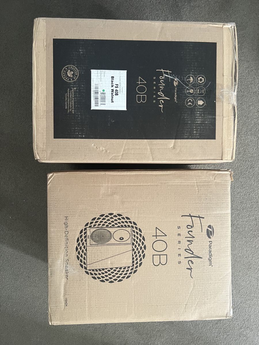 Paradigm Founder 40B Bookshelf Speakers - Stereo, Home Cinema ...