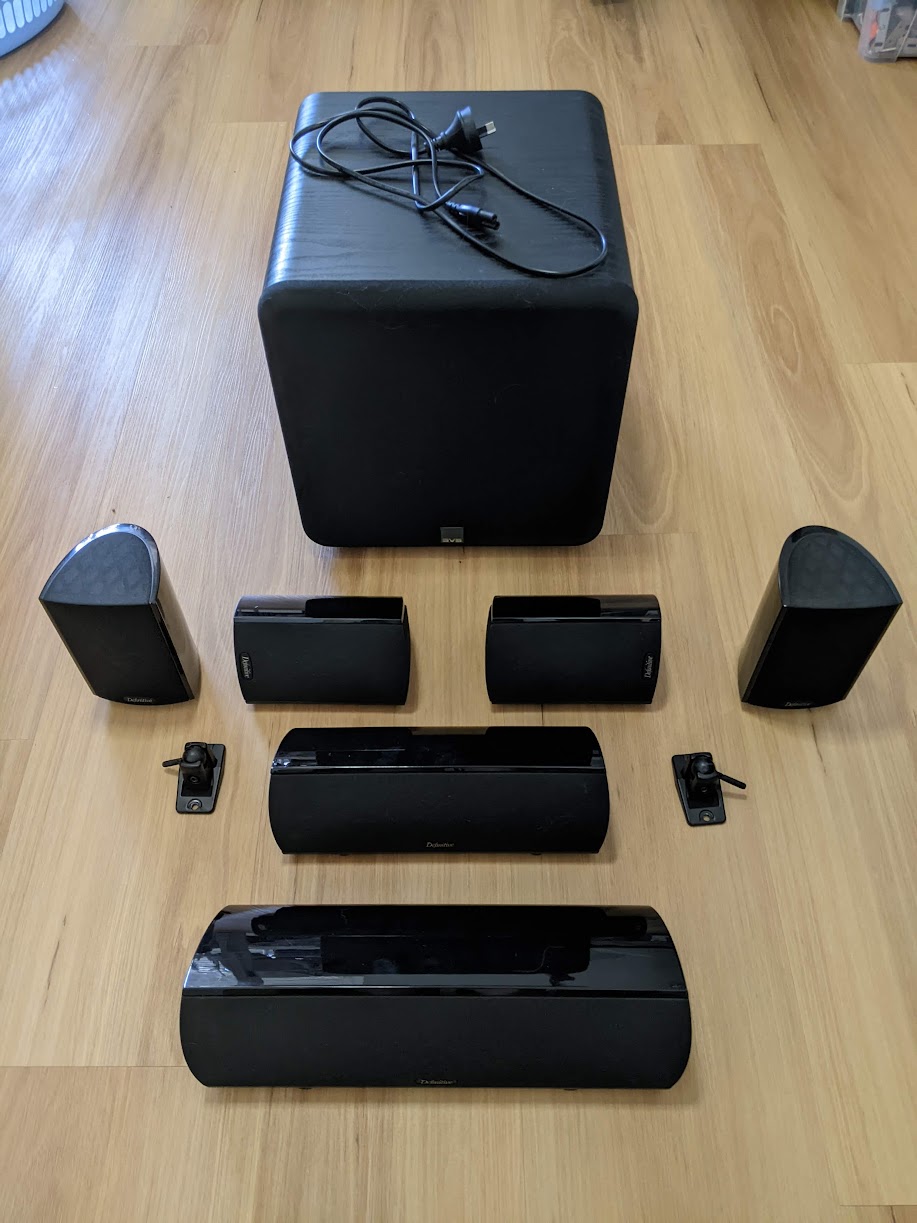 Definitive Technology ProCinema Speakers + SVS SB1000 Sub ﻿ Stereo