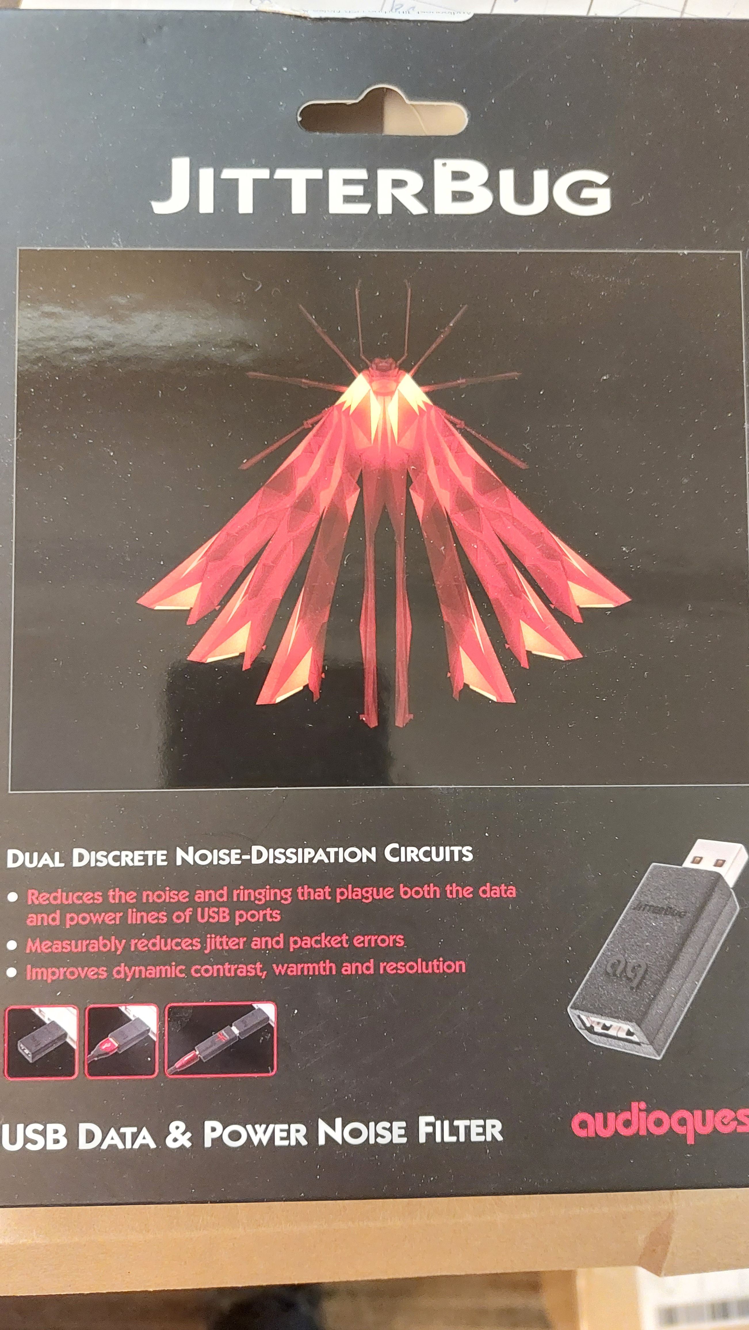 Audioquest Jitterbug USB filter ﻿ HiFi and Cinema Cables & Accessories