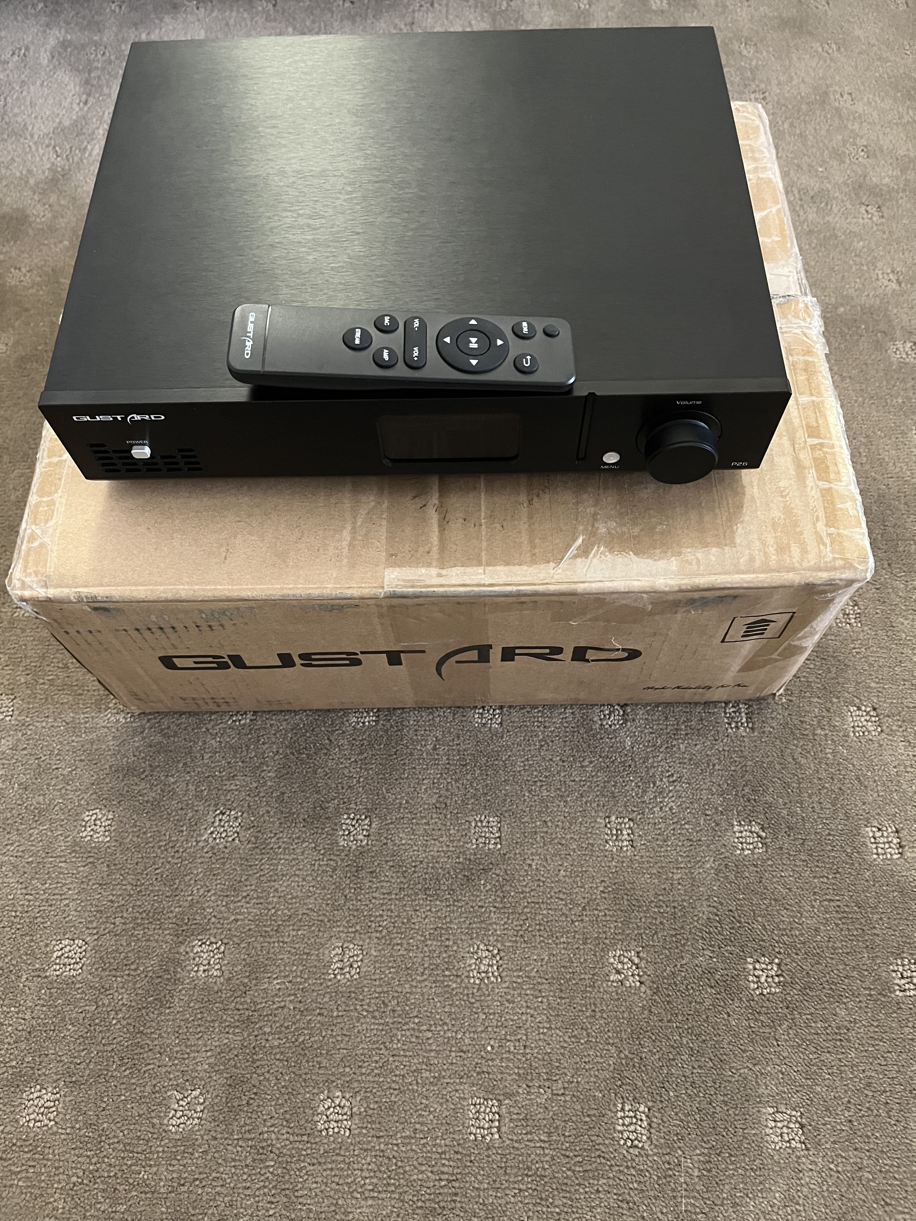 Gustard P26 Preamplifier with Burson V6 classic OP amps. - Stereo
