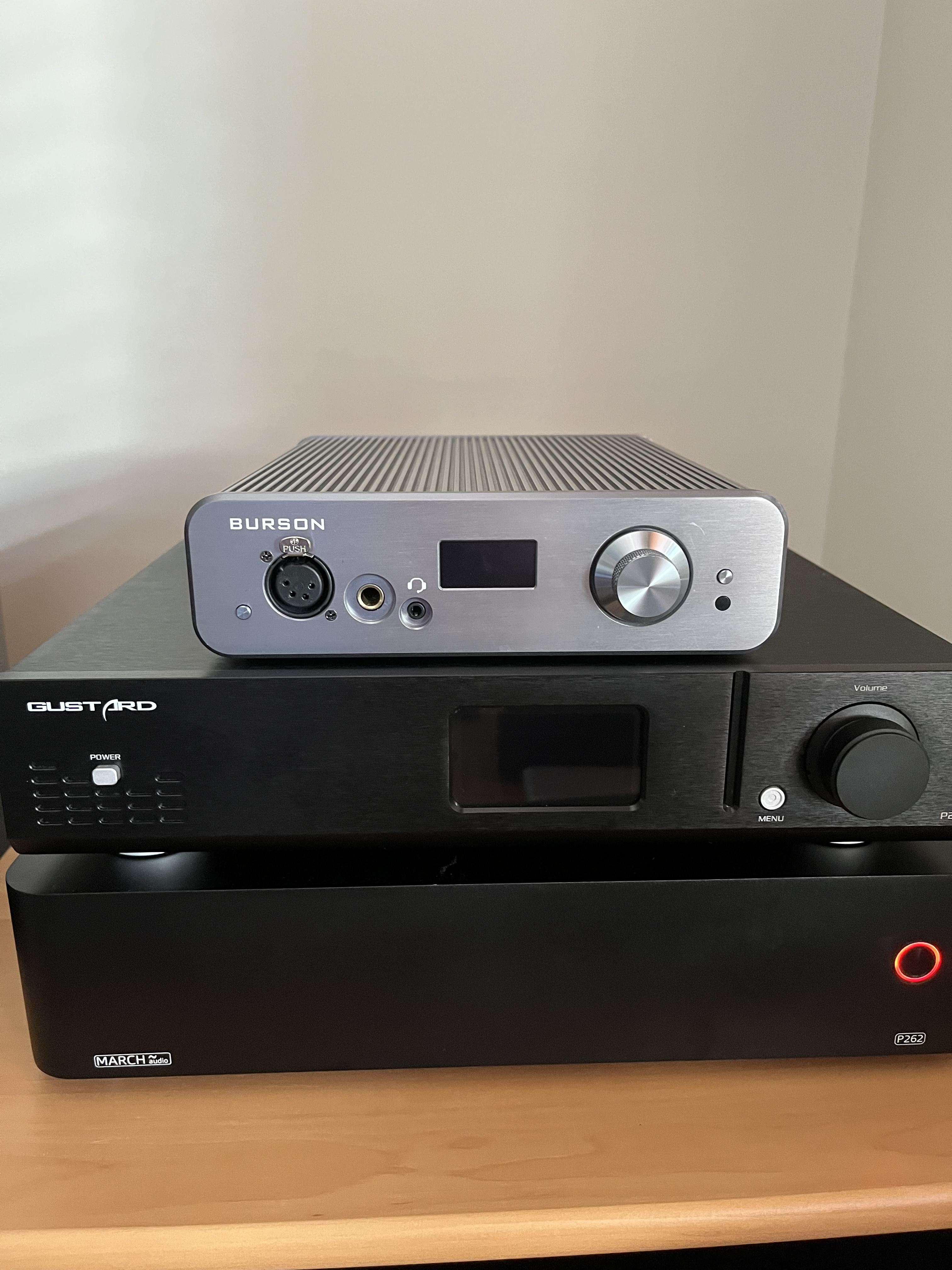 Gustard P26 Preamplifier with Burson V6 classic OP amps. - Stereo