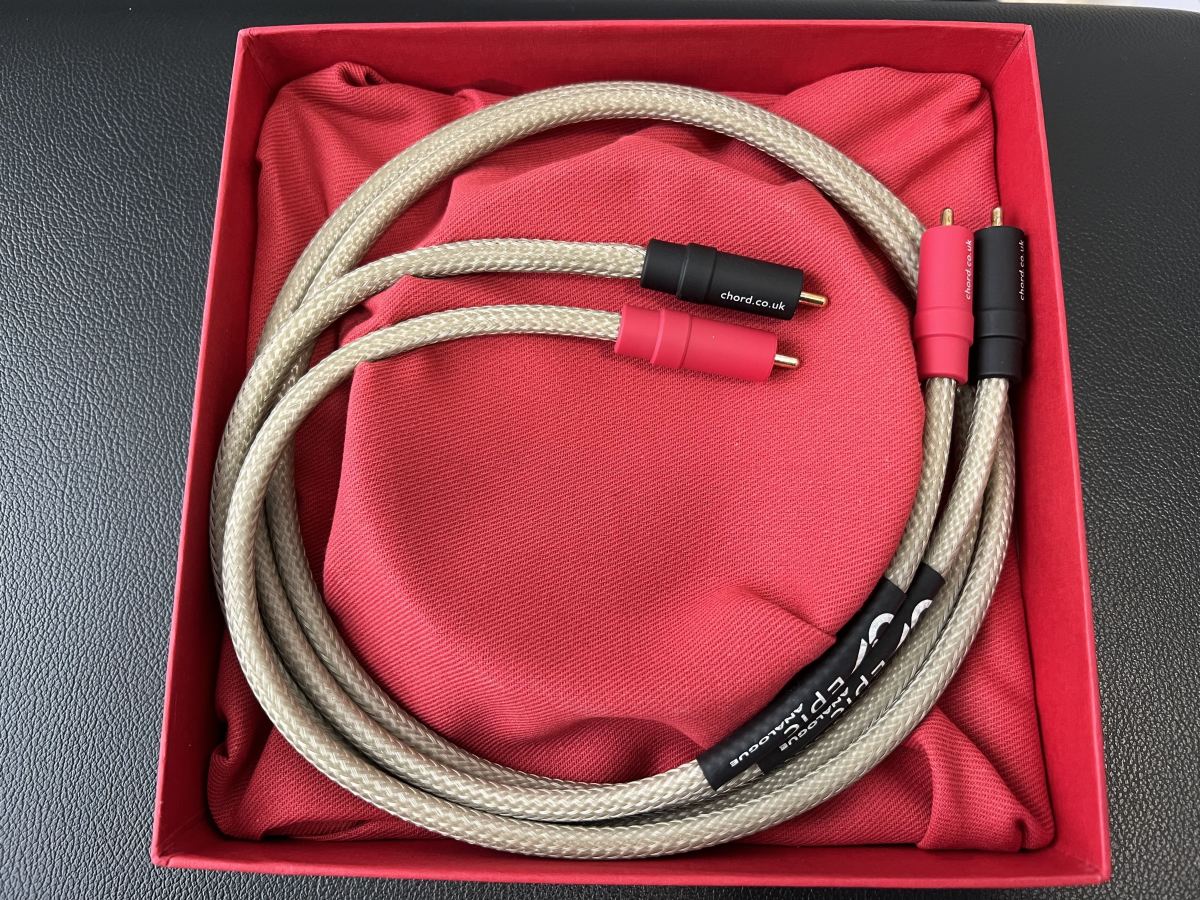 Chord Epic RCA Interconnect 1M length ﻿ HiFi and Cinema Cables