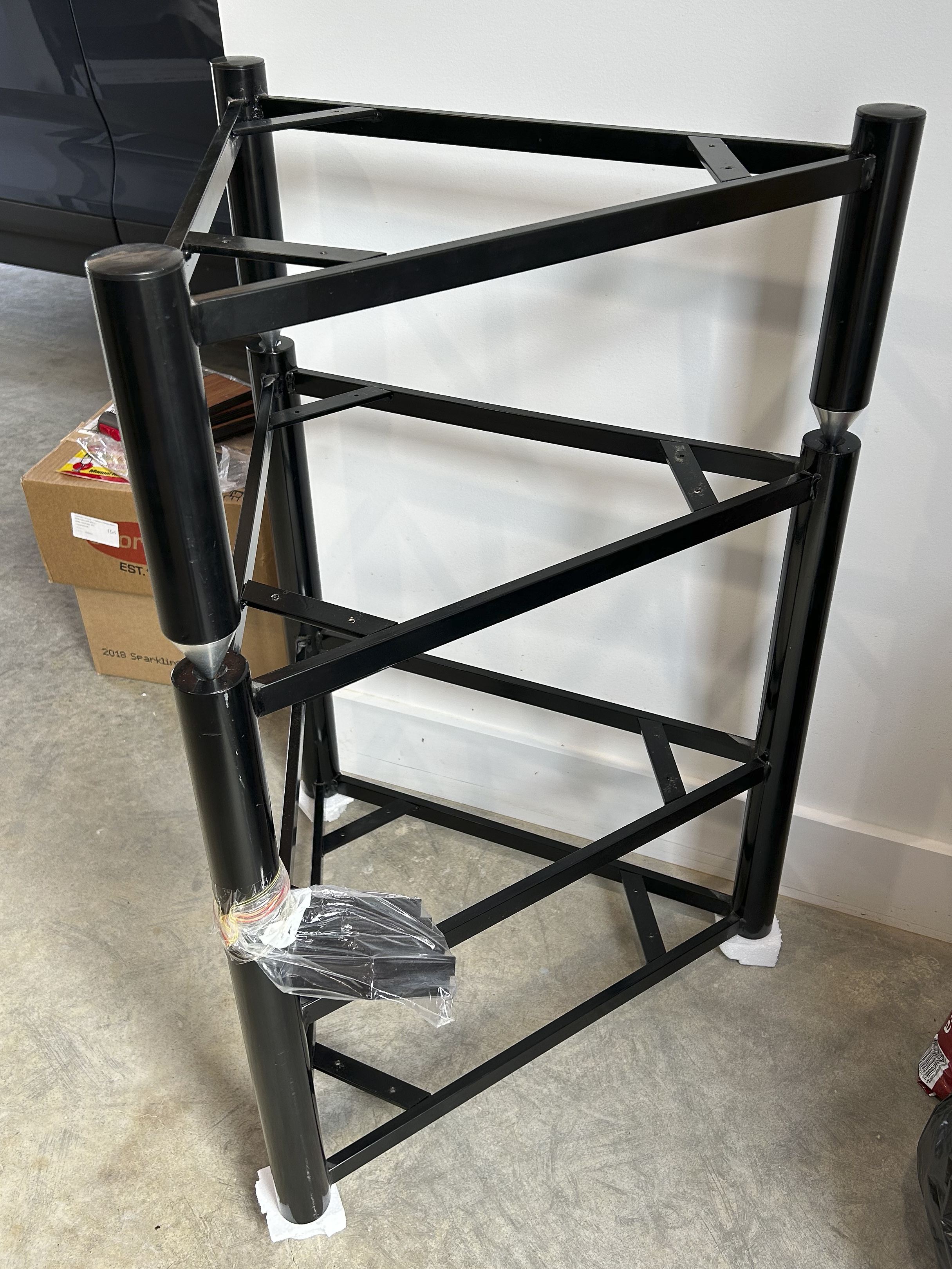 Manual Sand Racking Vintage style Component racking - spiked & sand-filled - Hi-Fi and ...