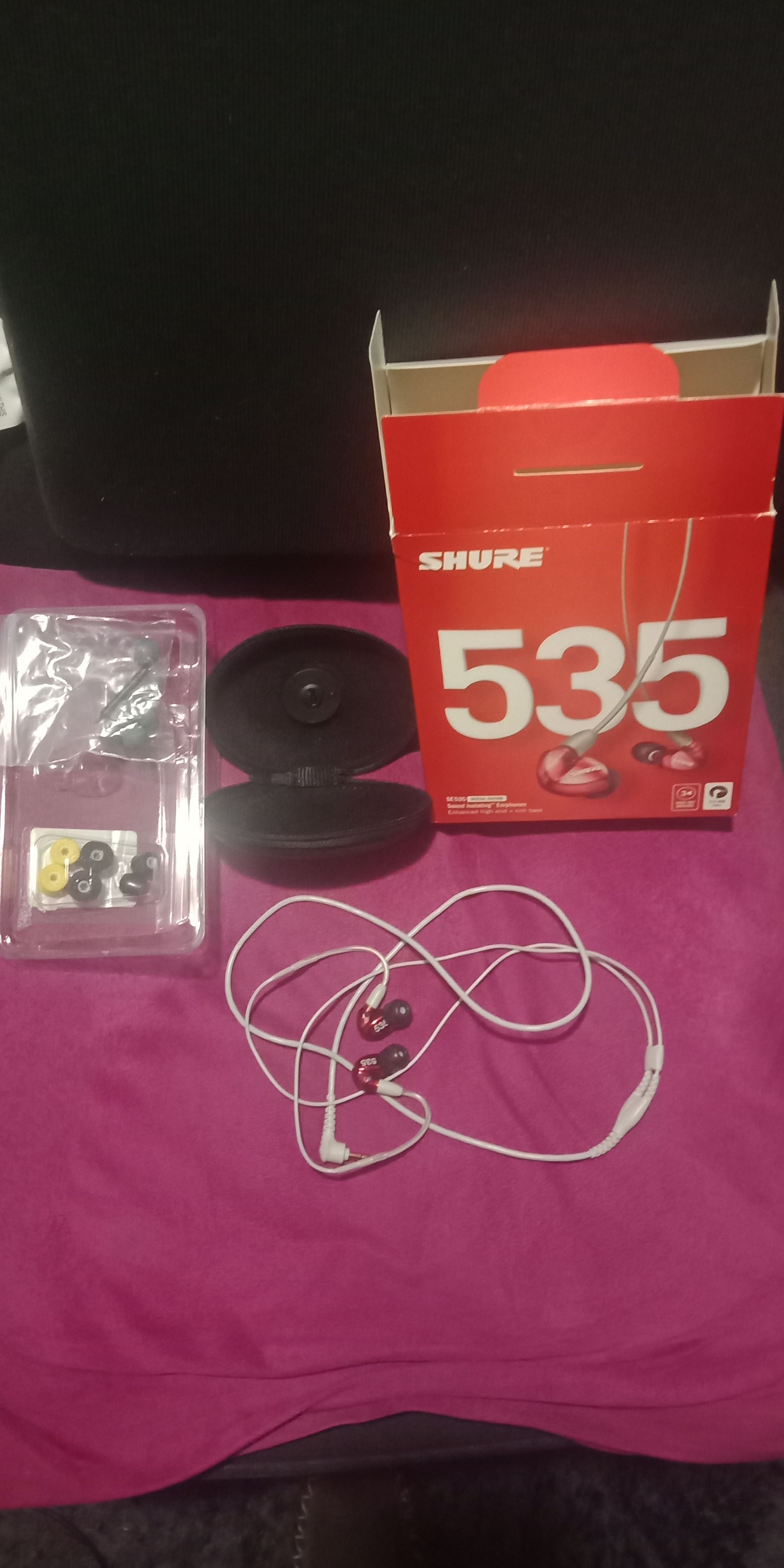 Shure Red Box Shure SE 535 Red Ltd Edition IEMs - Stereo, Home Cinema, Headphones ...