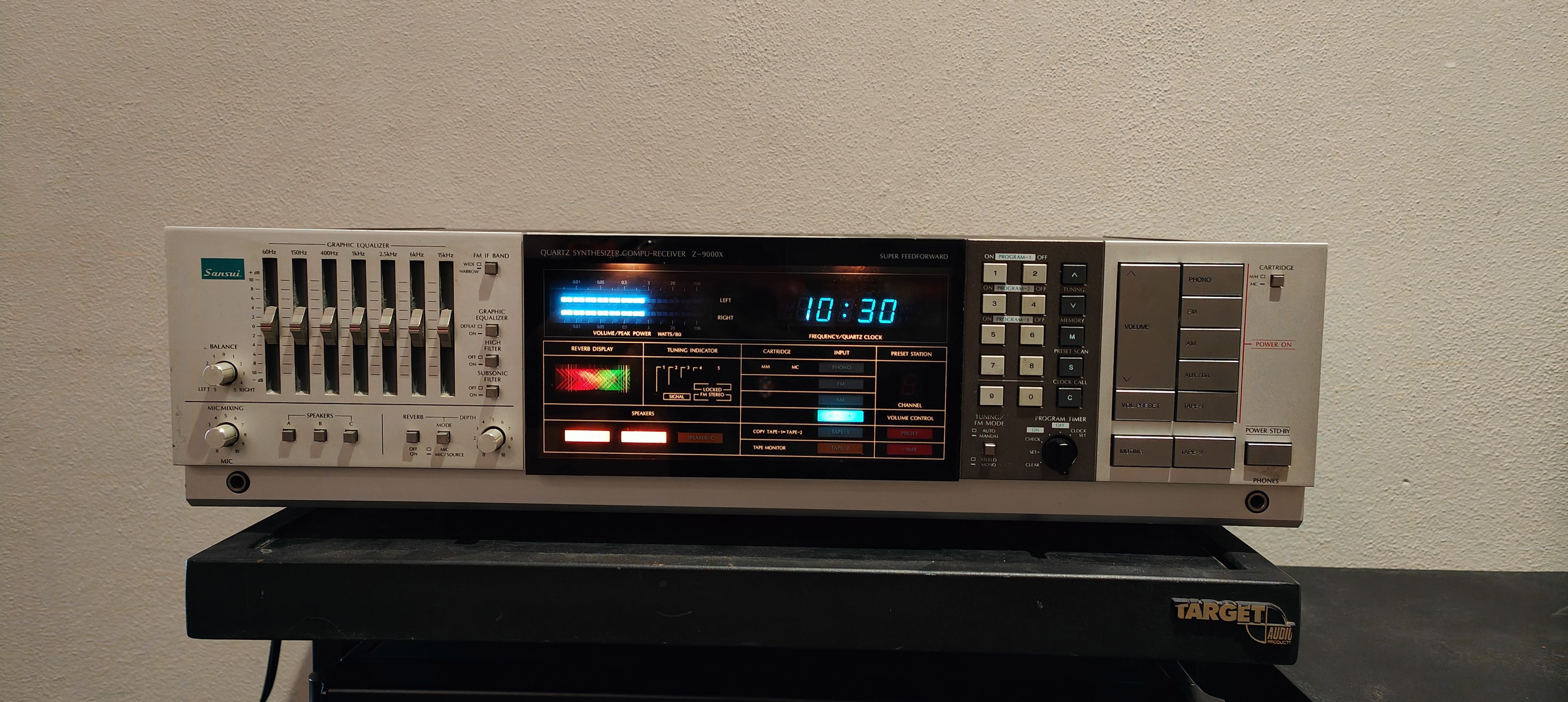 SANSUIオーディオ Sansui AU-919 integrated amplifier. Classic black face unit