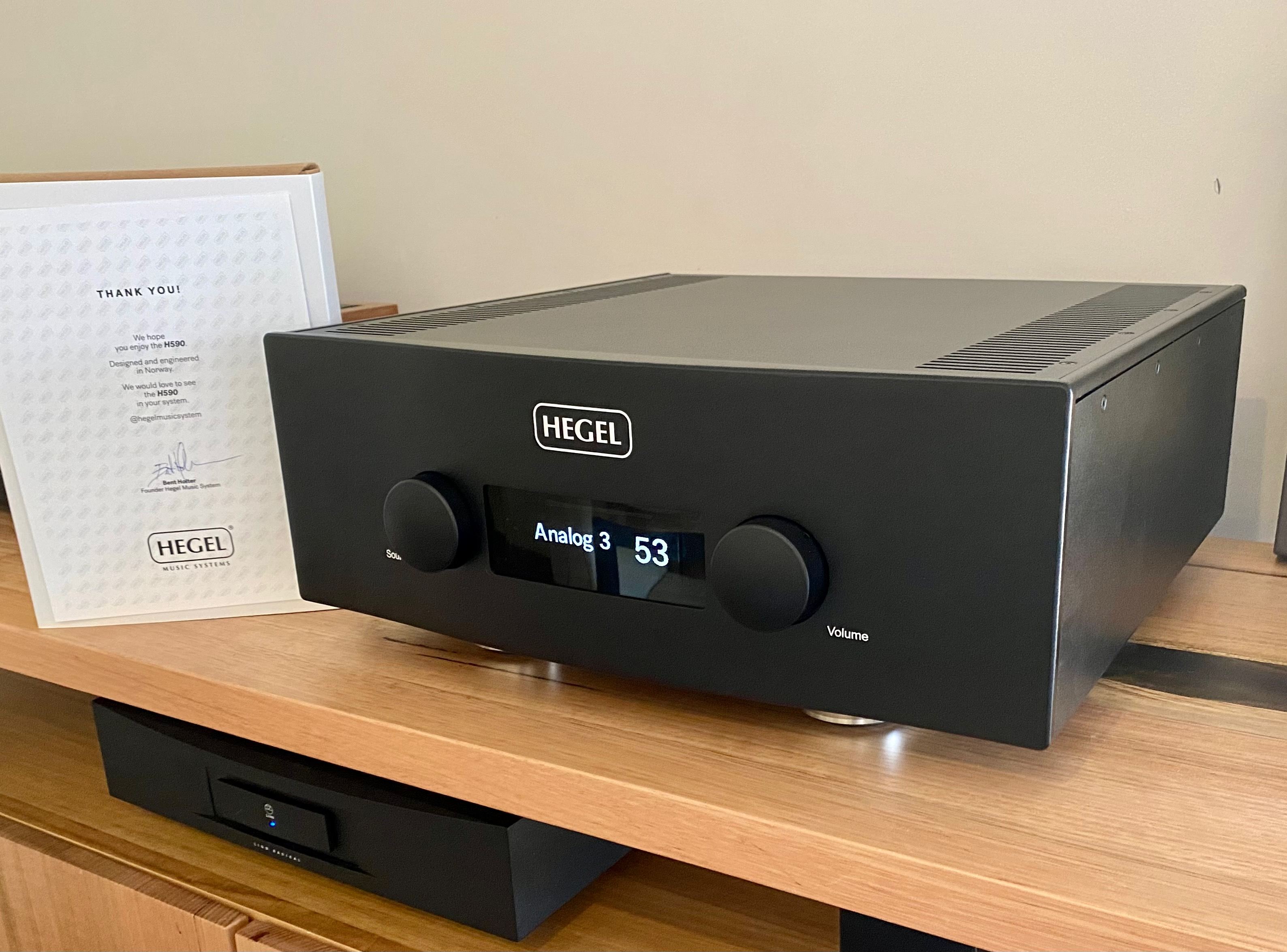 HEGEL H590 Reference Integrated Amp + DAC |﻿ Stereo, Home Cinema ...